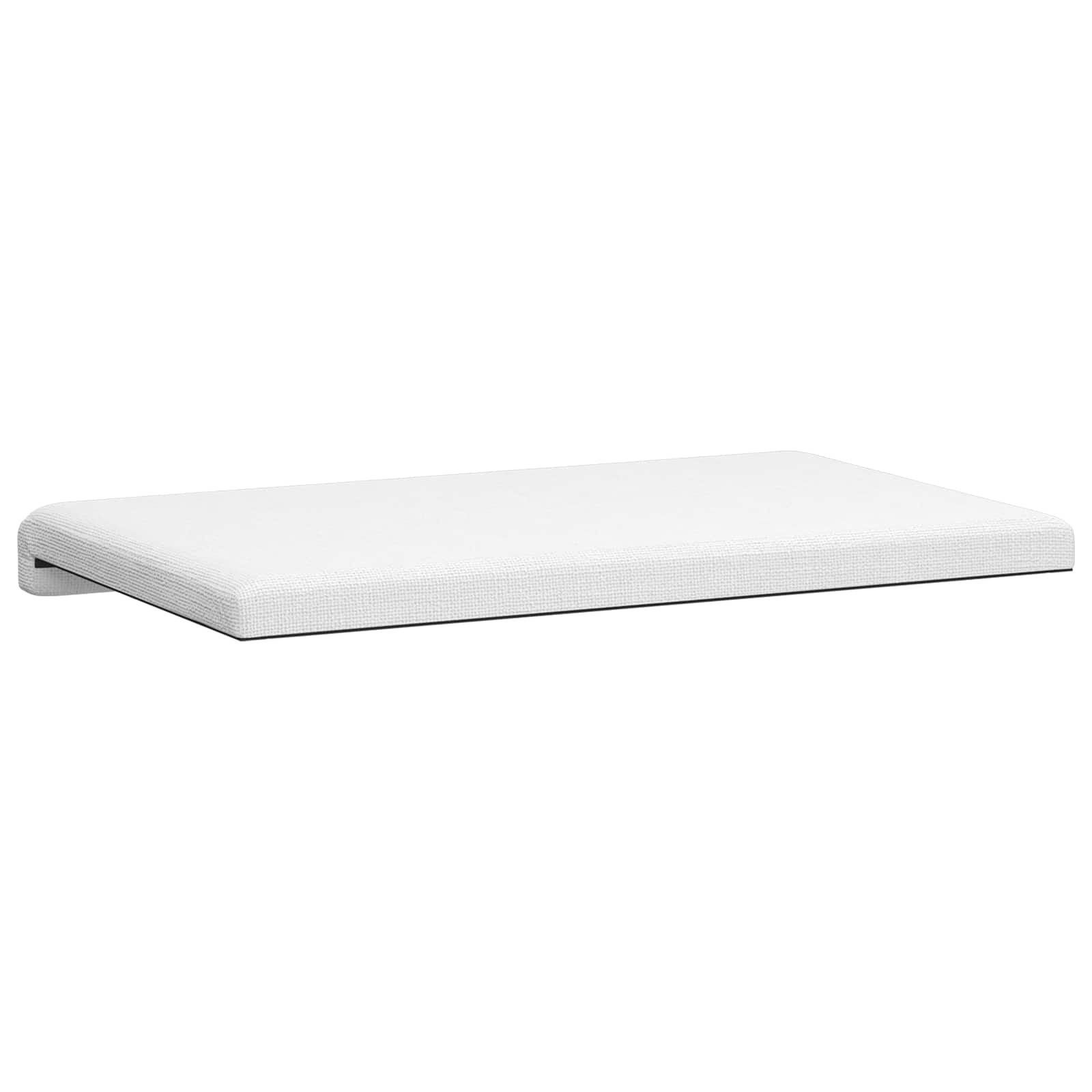 vidaXL Poduszka na ławkę tkanina Biały Głębokość 35 cm