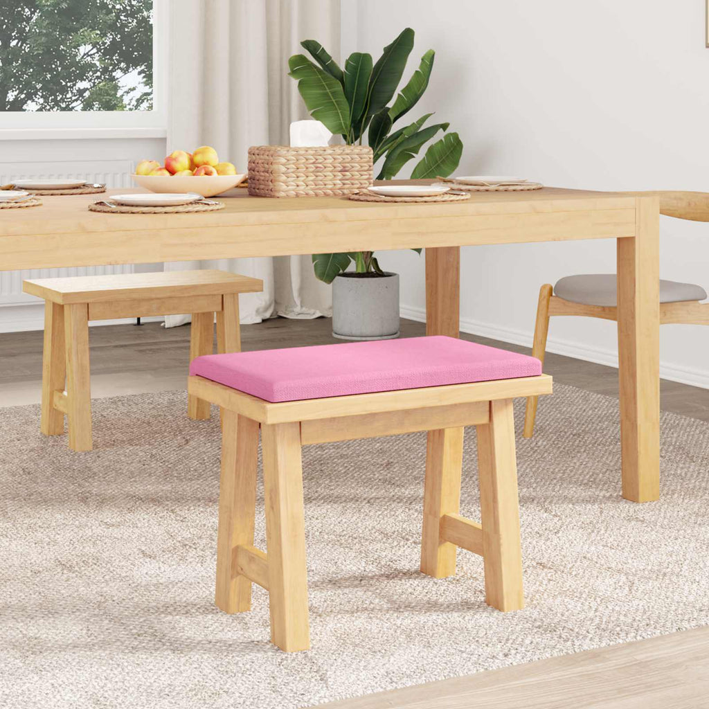 vidaXL Poduszka na ławkę tkanina różowy Głębokość 35 cm