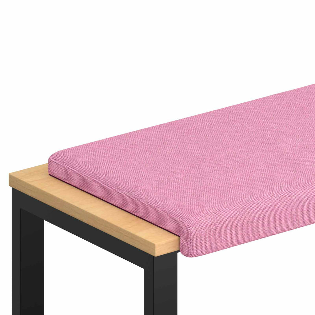 vidaXL Poduszka na ławkę tkanina różowy Głębokość 35 cm