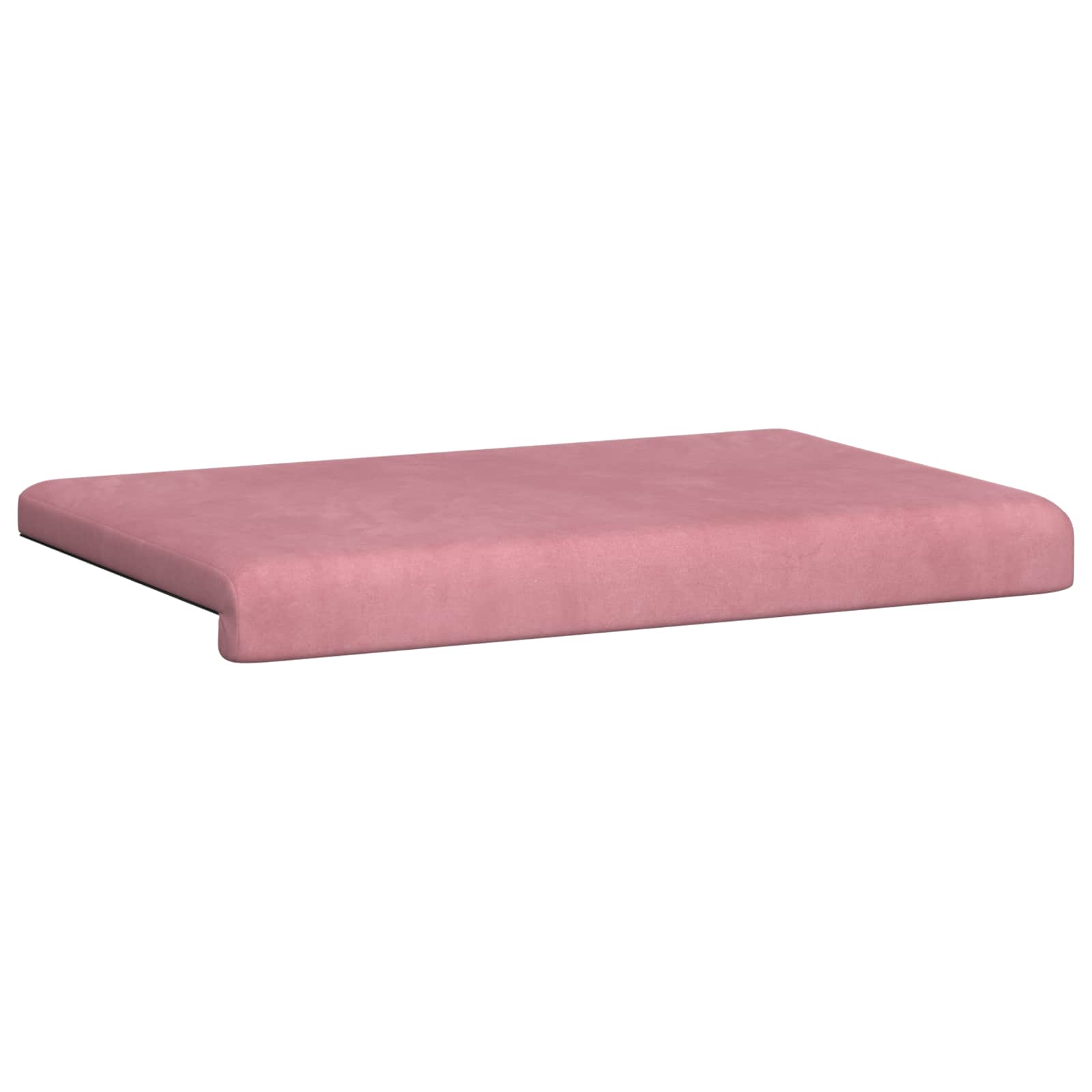 vidaXL Poduszka na ławkę Welur różowy Głębokość 35 cm