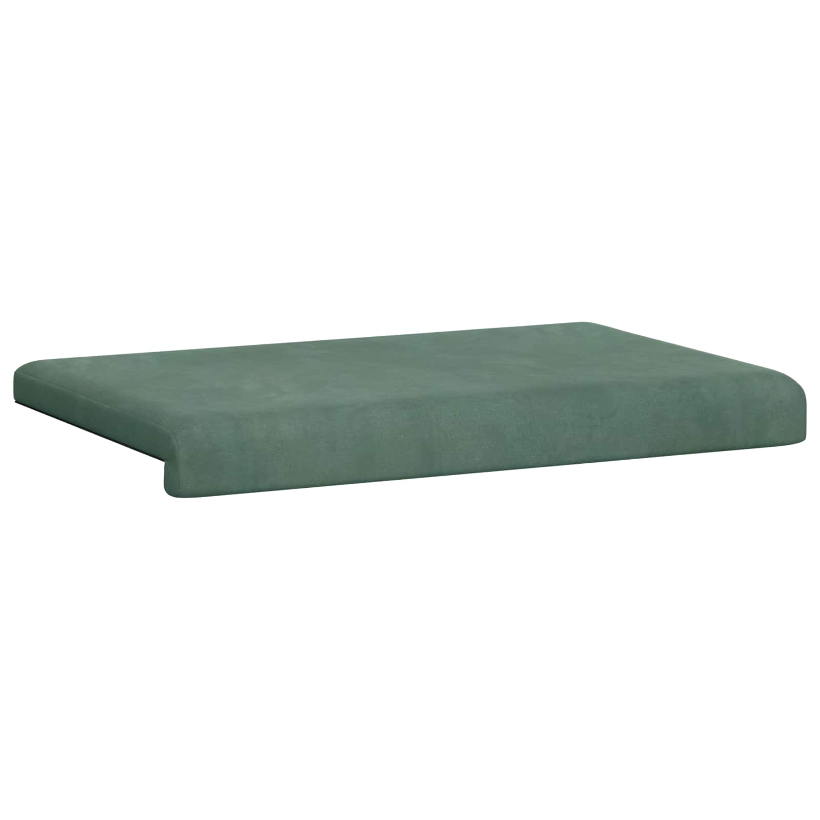 vidaXL Poduszka na ławkę Welur Zielony morski Głębokość 35 cm