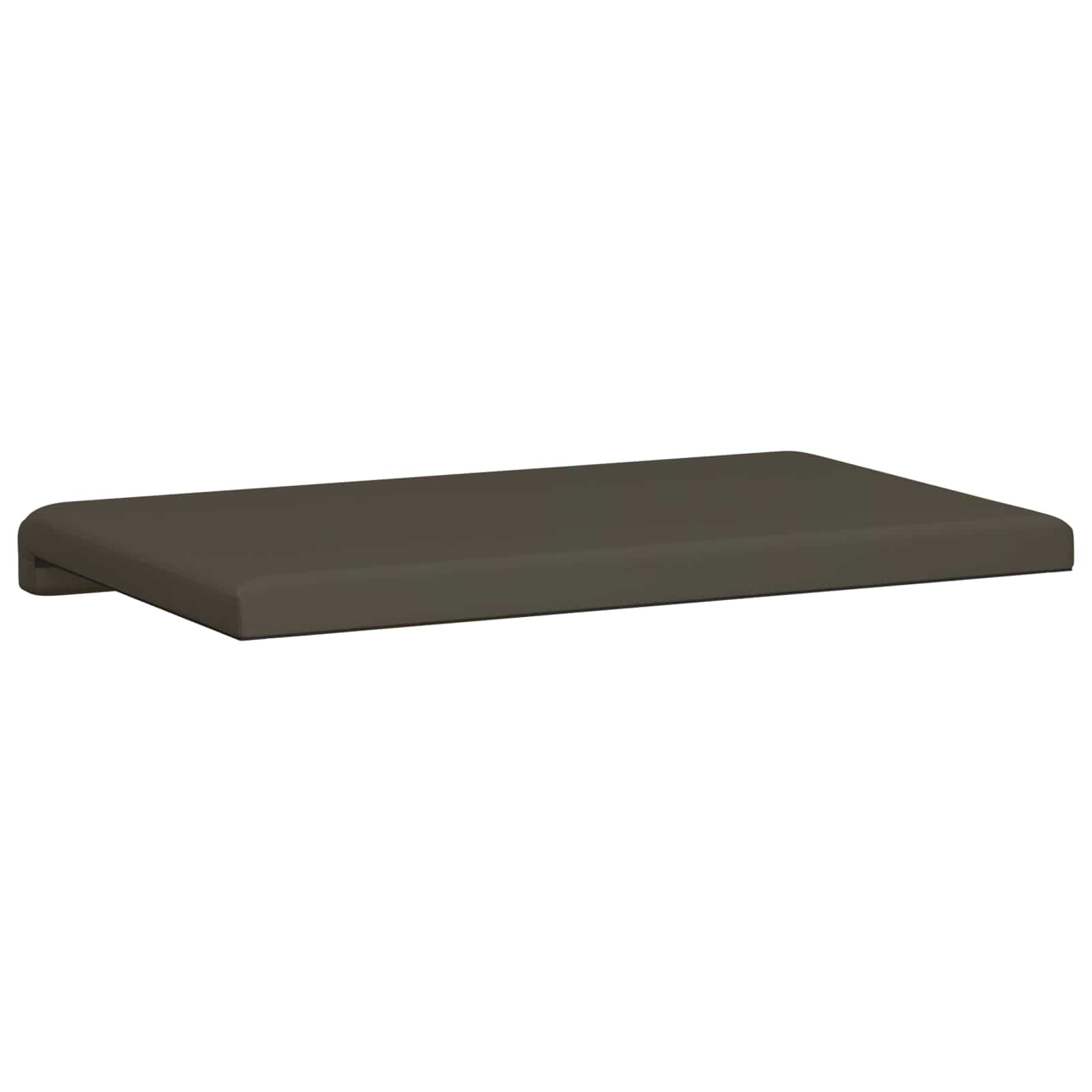 vidaXL Poduszka na ławkę Ekoskóra Szary Głębokość 35 cm