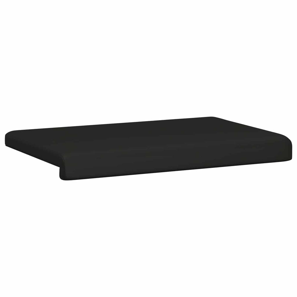 vidaXL Poduszka na ławkę Ekoskóra Czarny Głębokość 35 cm