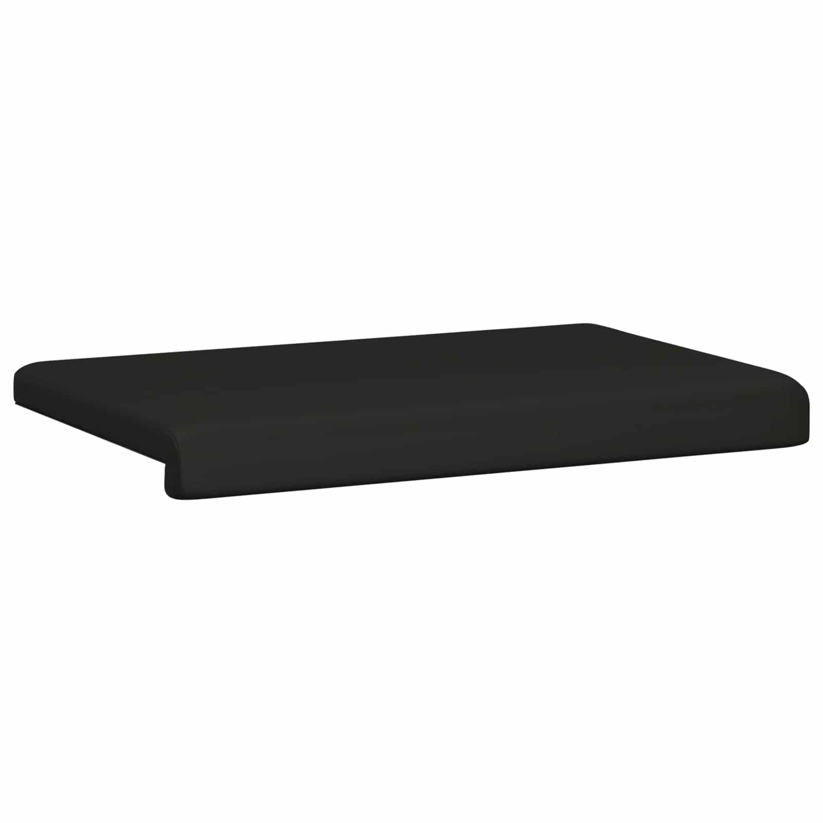 vidaXL Poduszka na ławkę Ekoskóra Czarny Głębokość 35 cm
