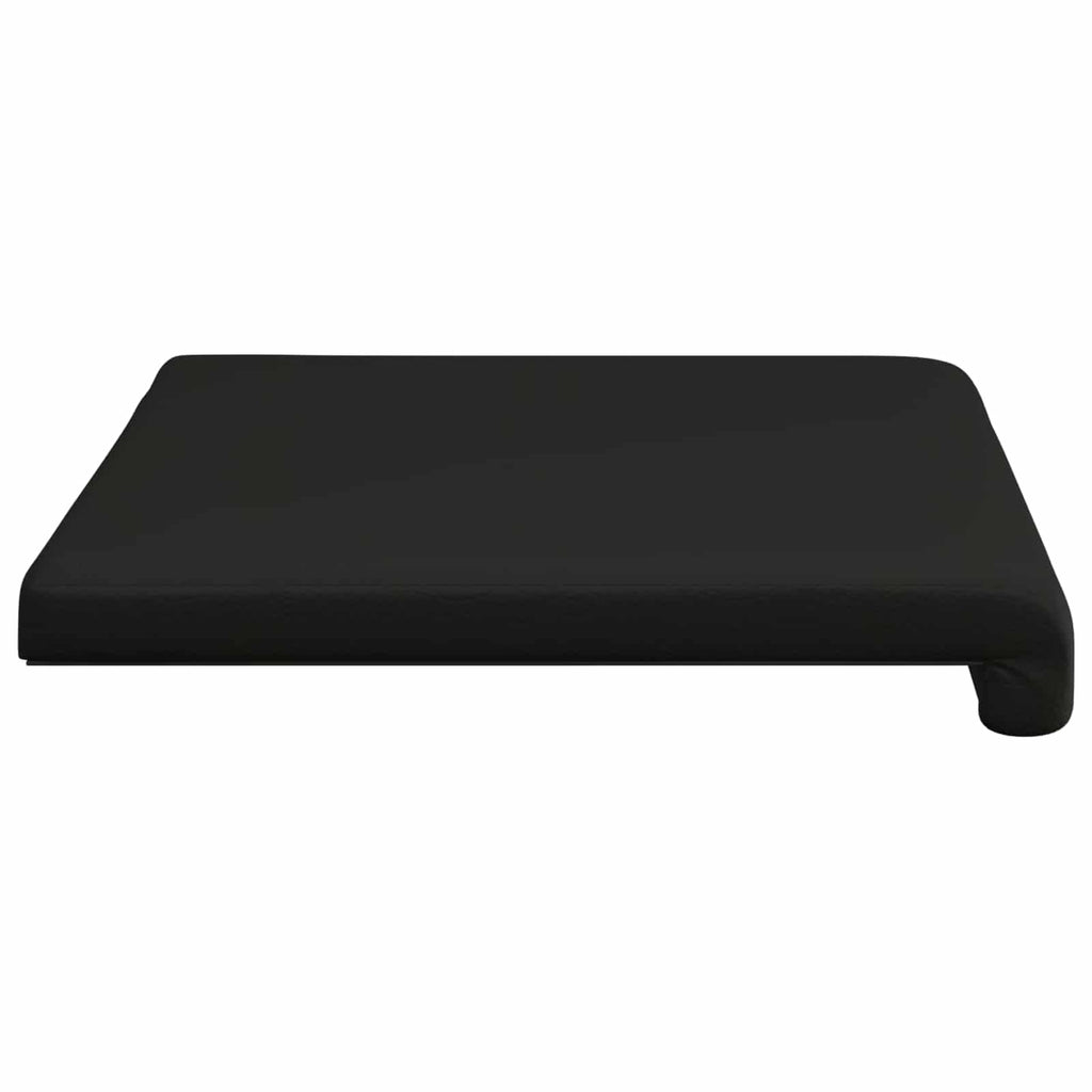vidaXL Poduszka na ławkę Ekoskóra Czarny Głębokość 35 cm