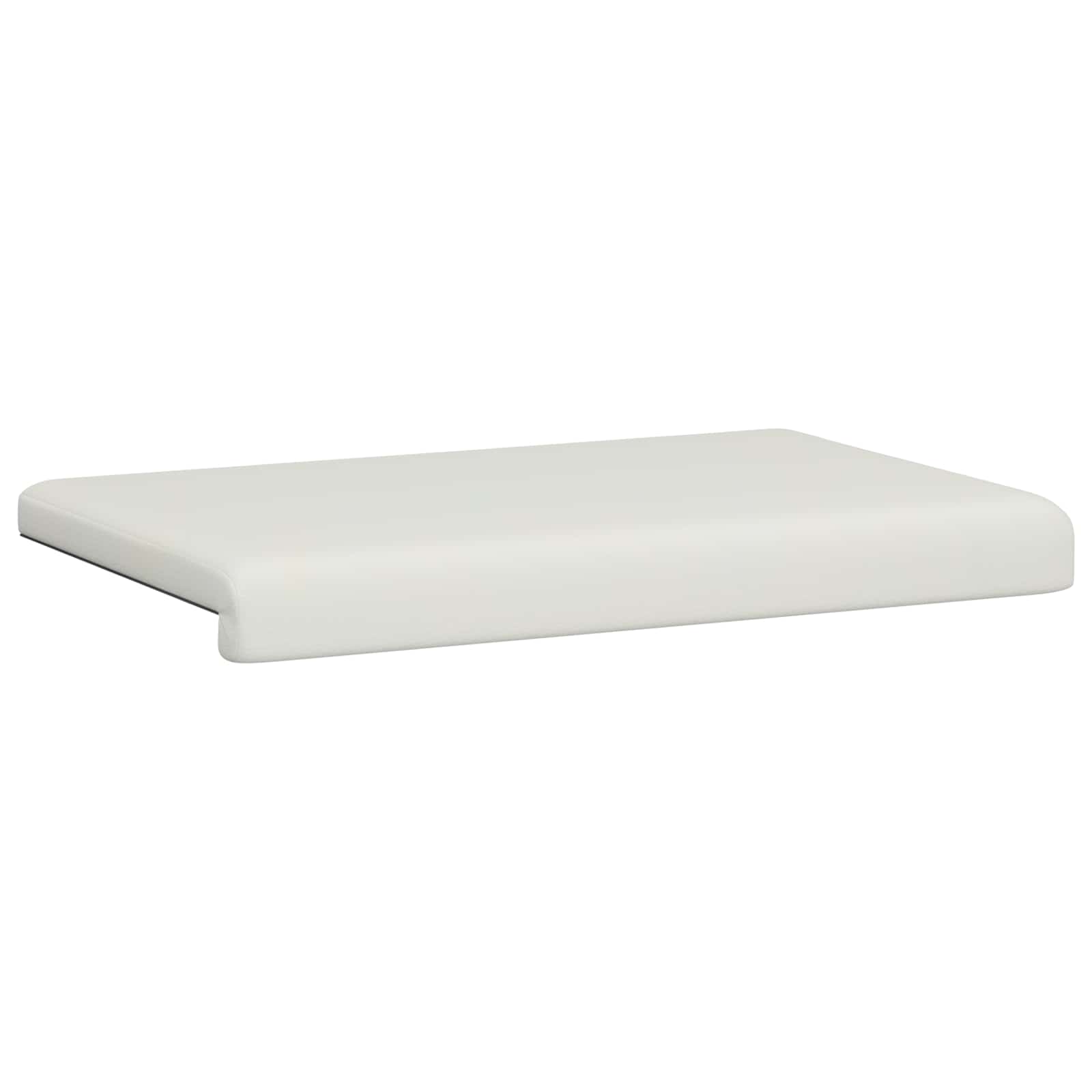 vidaXL Poduszka na ławkę Ekoskóra Biały Głębokość 35 cm