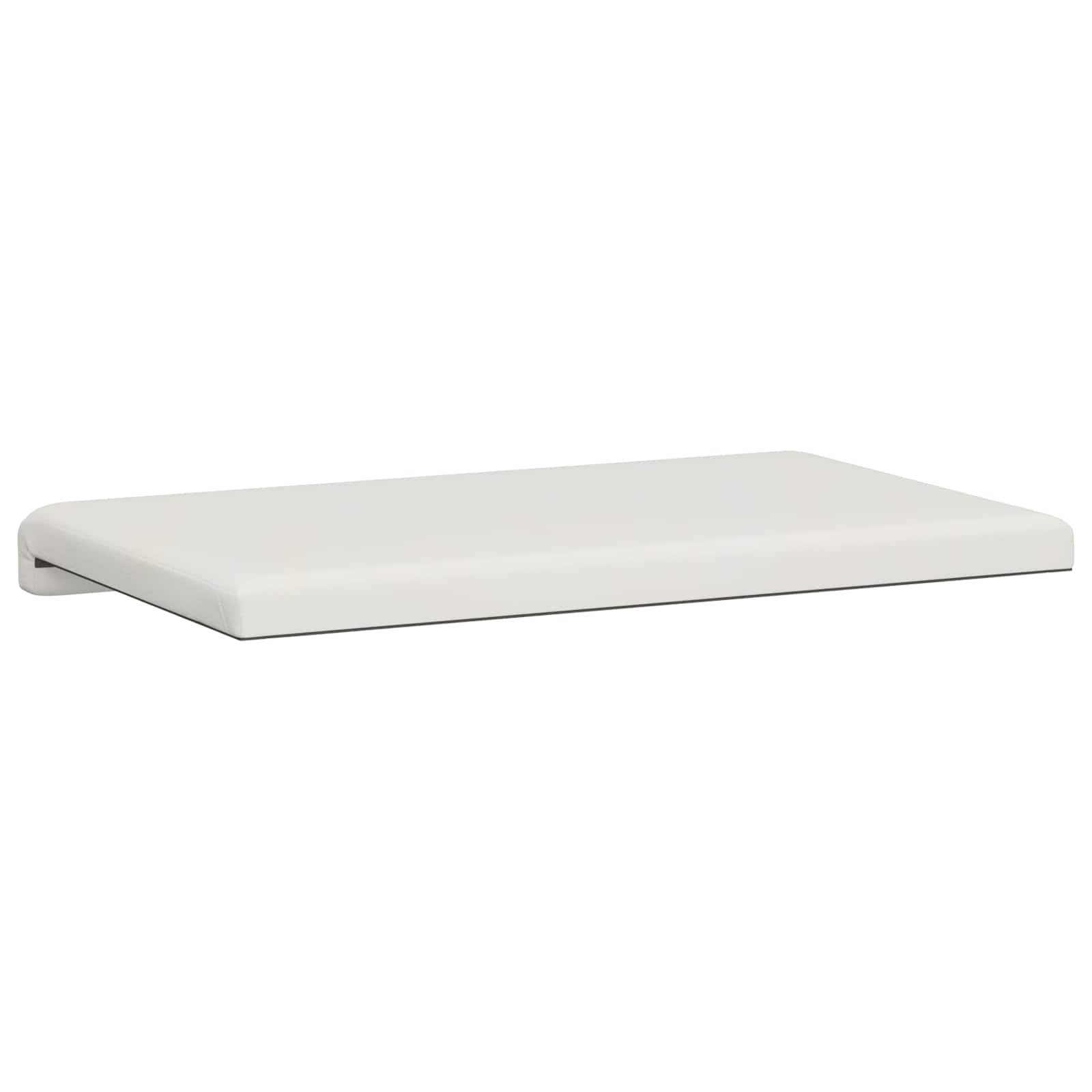 vidaXL Poduszka na ławkę Ekoskóra Biały Głębokość 35 cm