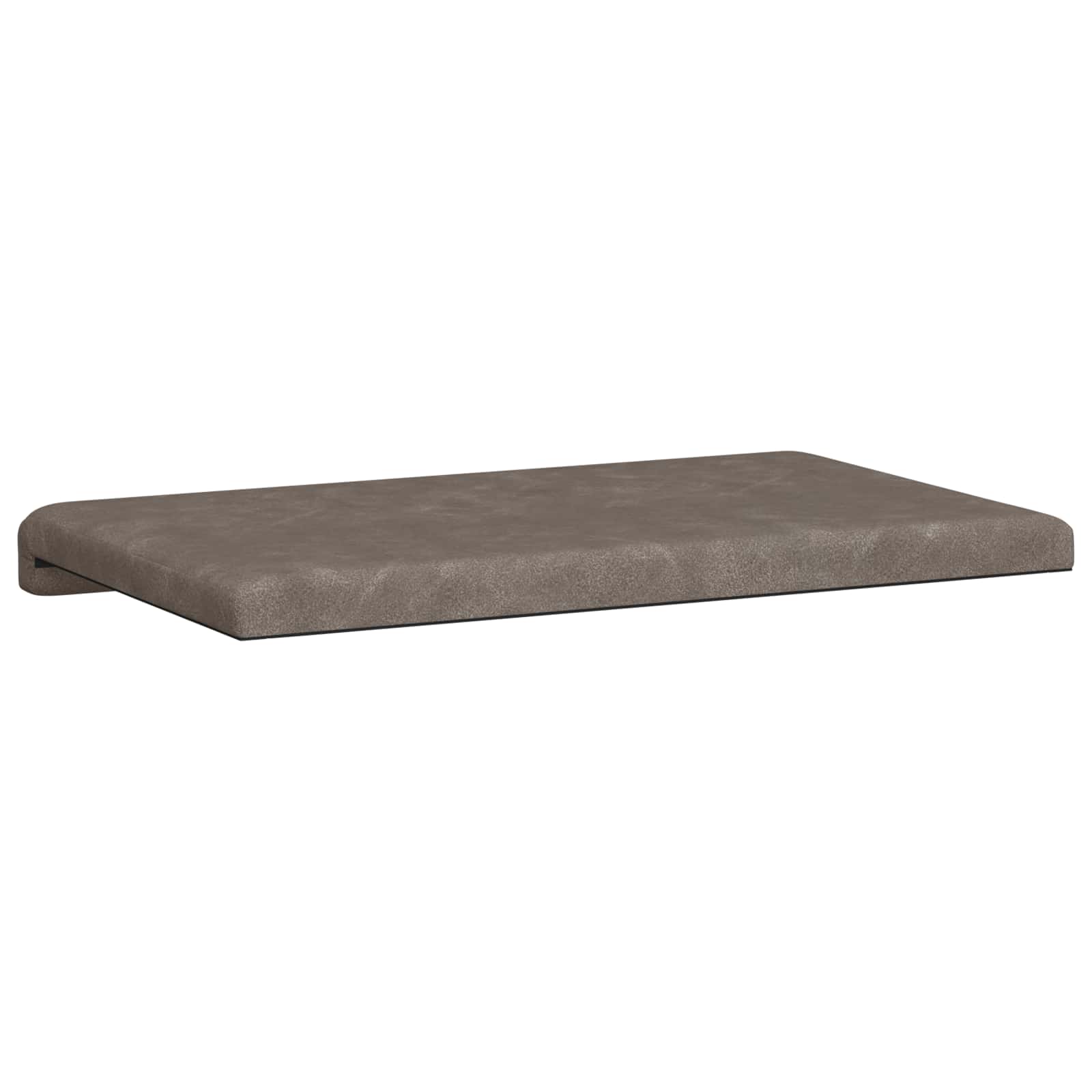 vidaXL Poduszka na ławkę Ekoskóra Szary Głębokość 35 cm