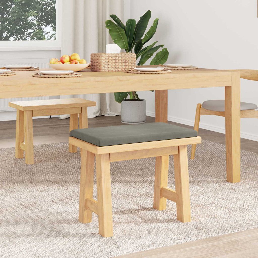 vidaXL Poduszka na ławkę sztruks jasnoszary Głębokość 35 cm