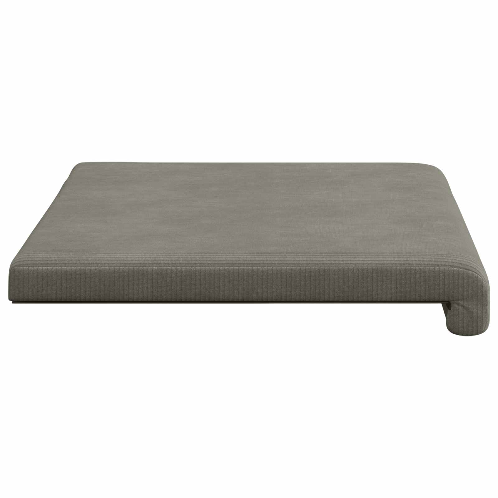 vidaXL Poduszka na ławkę sztruks jasnoszary Głębokość 35 cm