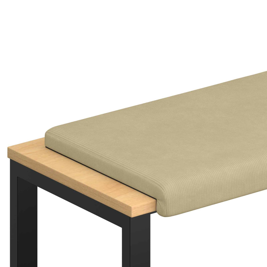 vidaXL Poduszka na ławkę sztruks Szary zielony Głębokość 35 cm