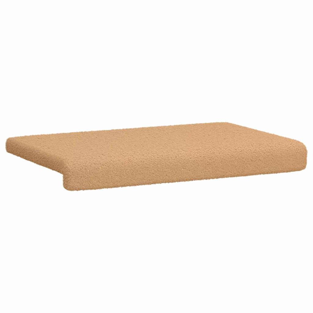 vidaXL Poduszka na ławkę Tkanina sherpa Beżowy Głębokość 35 cm