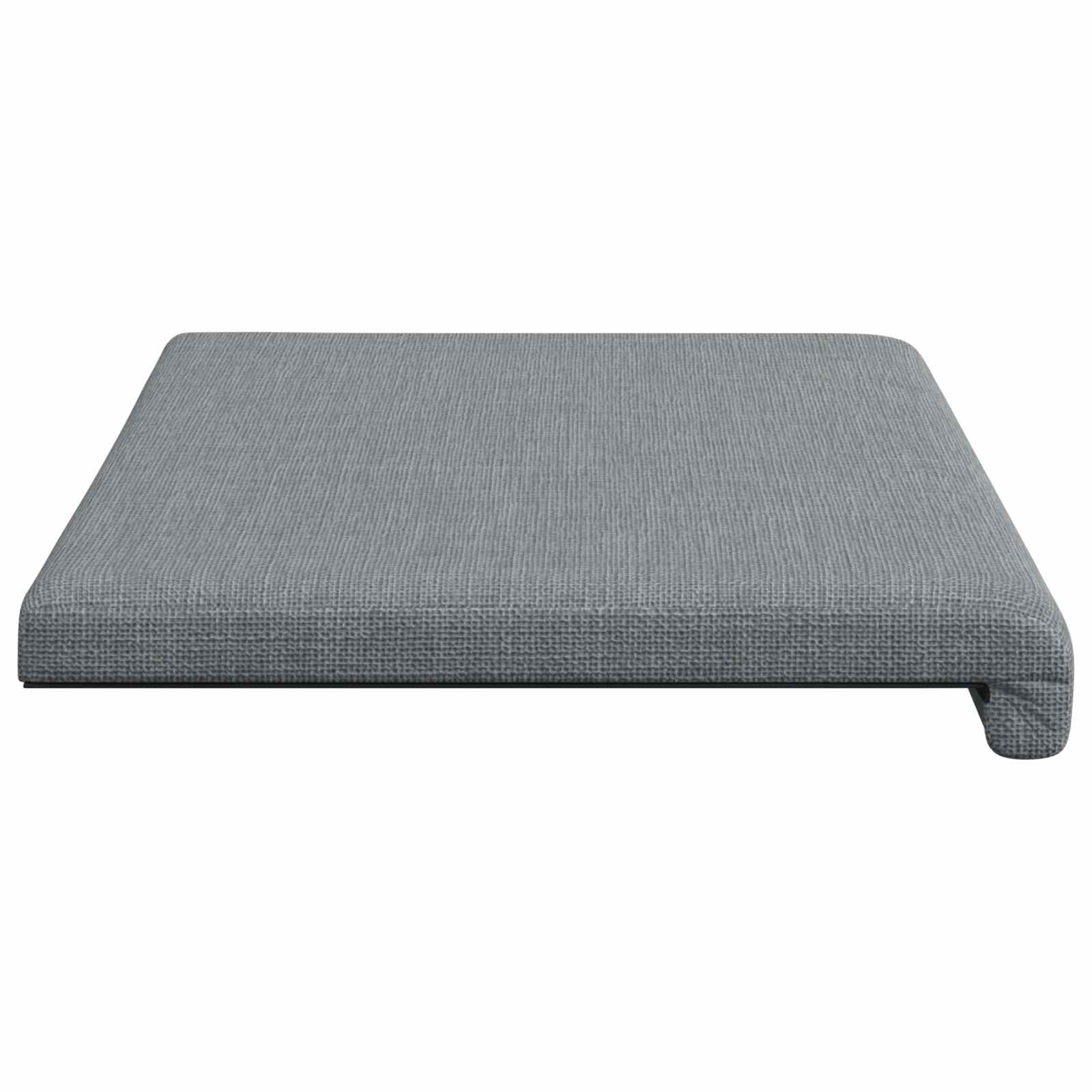 vidaXL Poduszka na ławkę tkanina jasnoszary Głębokość 35 cm
