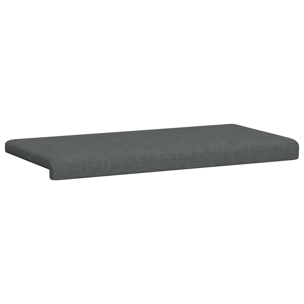 vidaXL Poduszka na ławkę tkanina ciemnoszary Głębokość 35 cm
