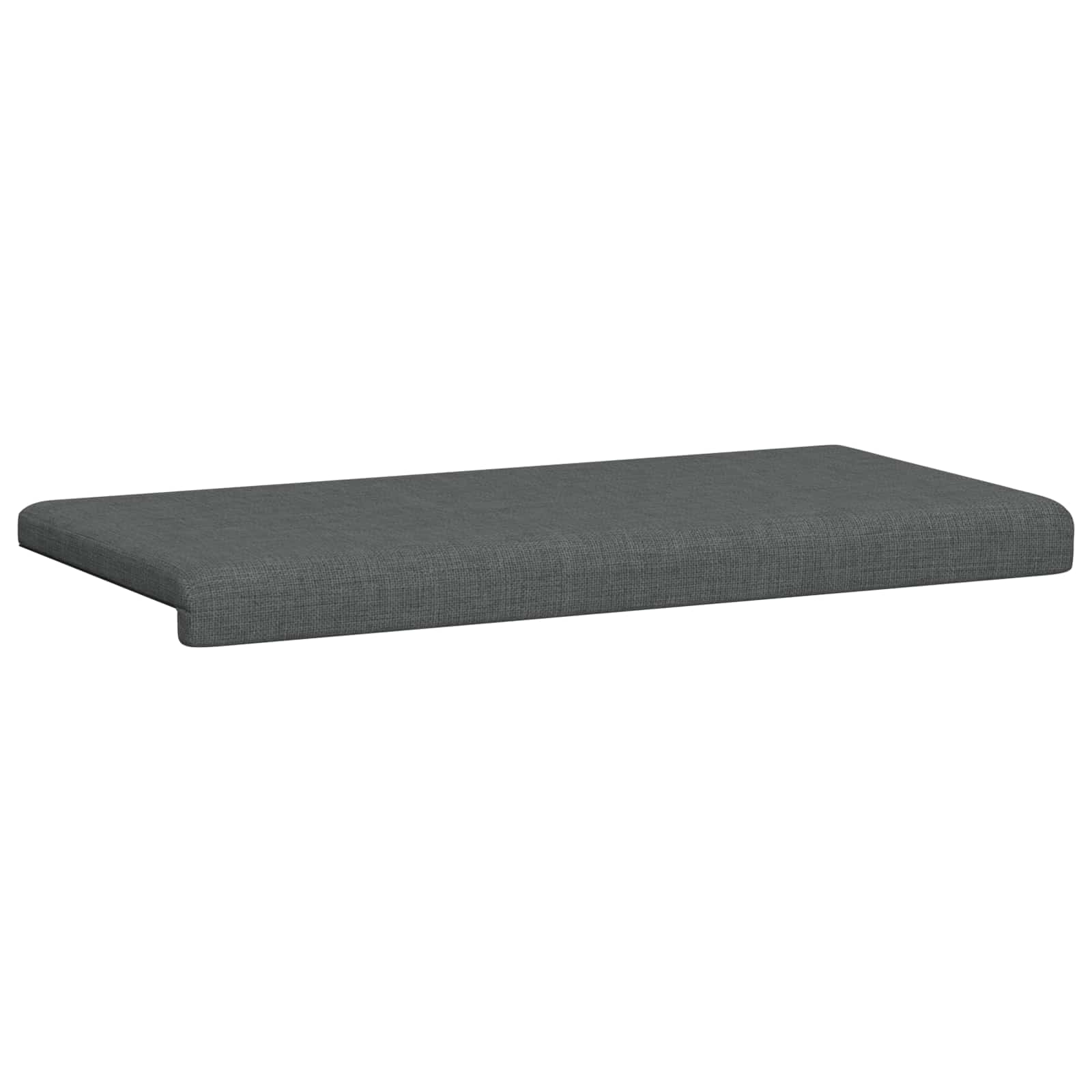 vidaXL Poduszka na ławkę tkanina ciemnoszary Głębokość 35 cm