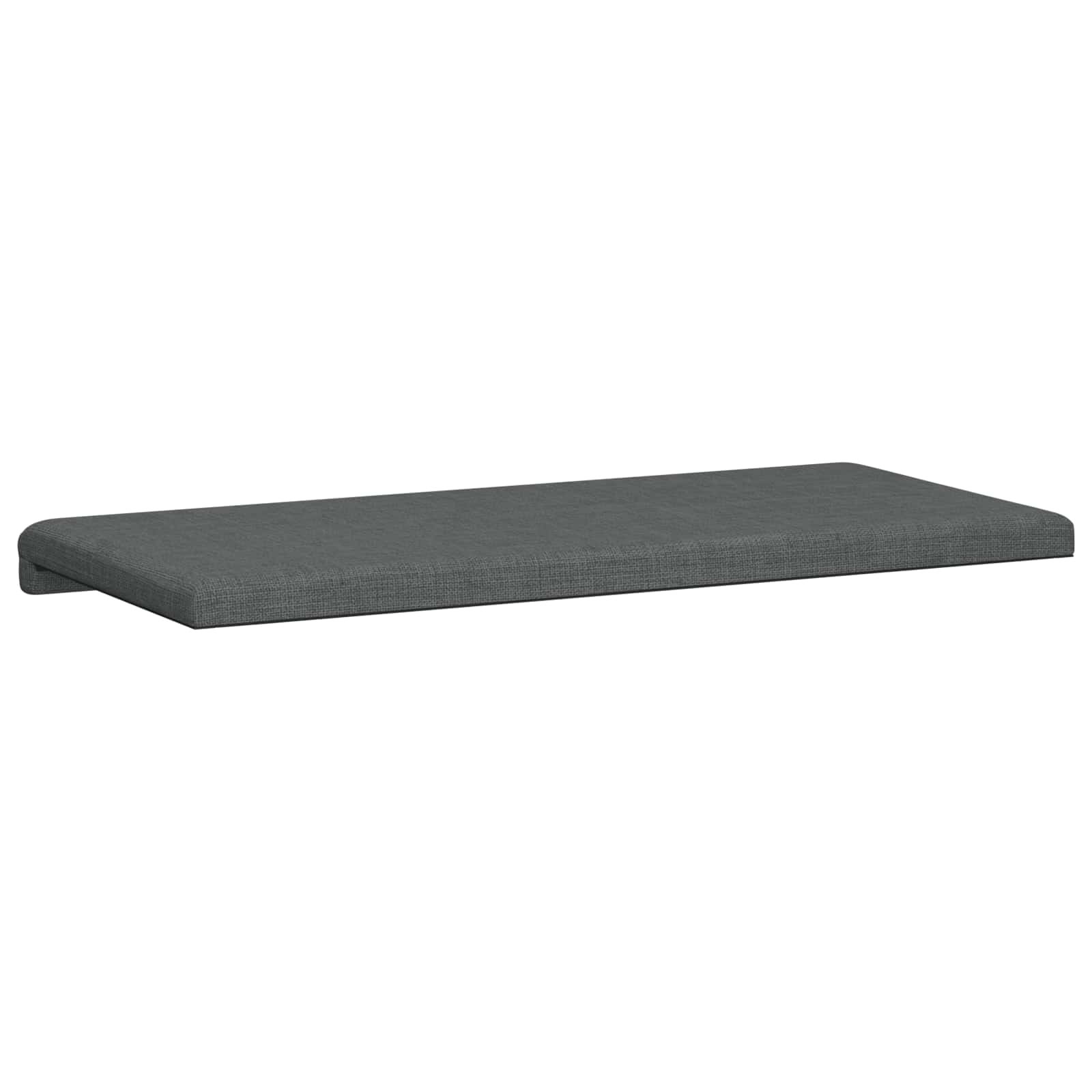 vidaXL Poduszka na ławkę tkanina ciemnoszary Głębokość 35 cm