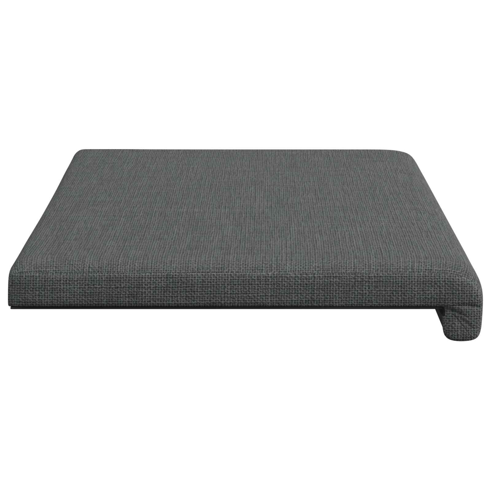 vidaXL Poduszka na ławkę tkanina ciemnoszary Głębokość 35 cm