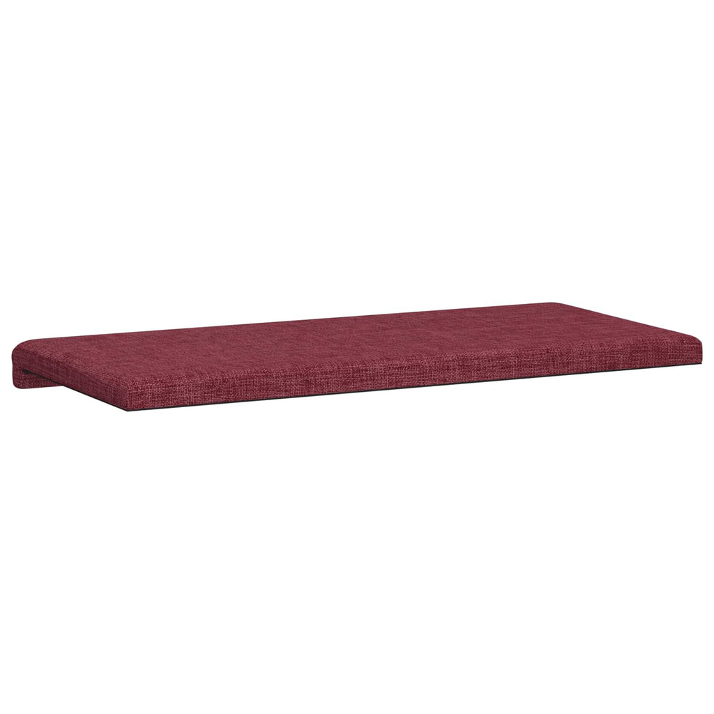 vidaXL Poduszka na ławkę tkanina Czerwone wino Głębokość 35 cm
