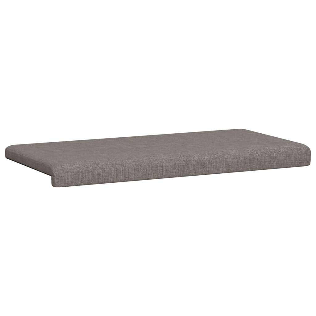 vidaXL Poduszka na ławkę tkanina Ciemnoszary Głębokość 35 cm