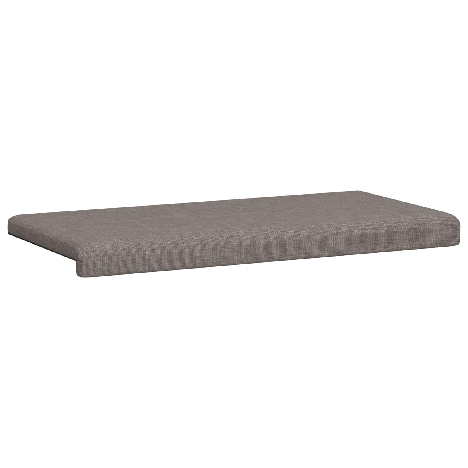 vidaXL Poduszka na ławkę tkanina Ciemnoszary Głębokość 35 cm