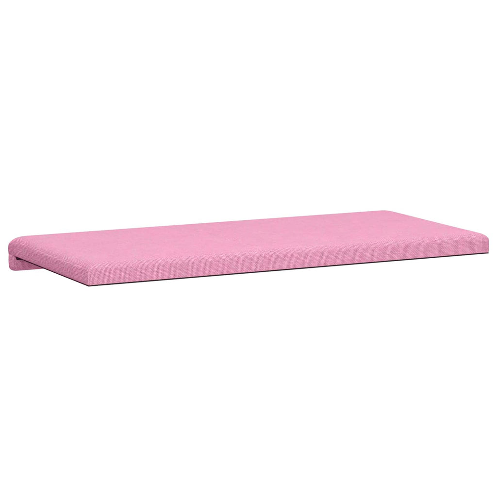 vidaXL Poduszka na ławkę tkanina różowy Głębokość 35 cm