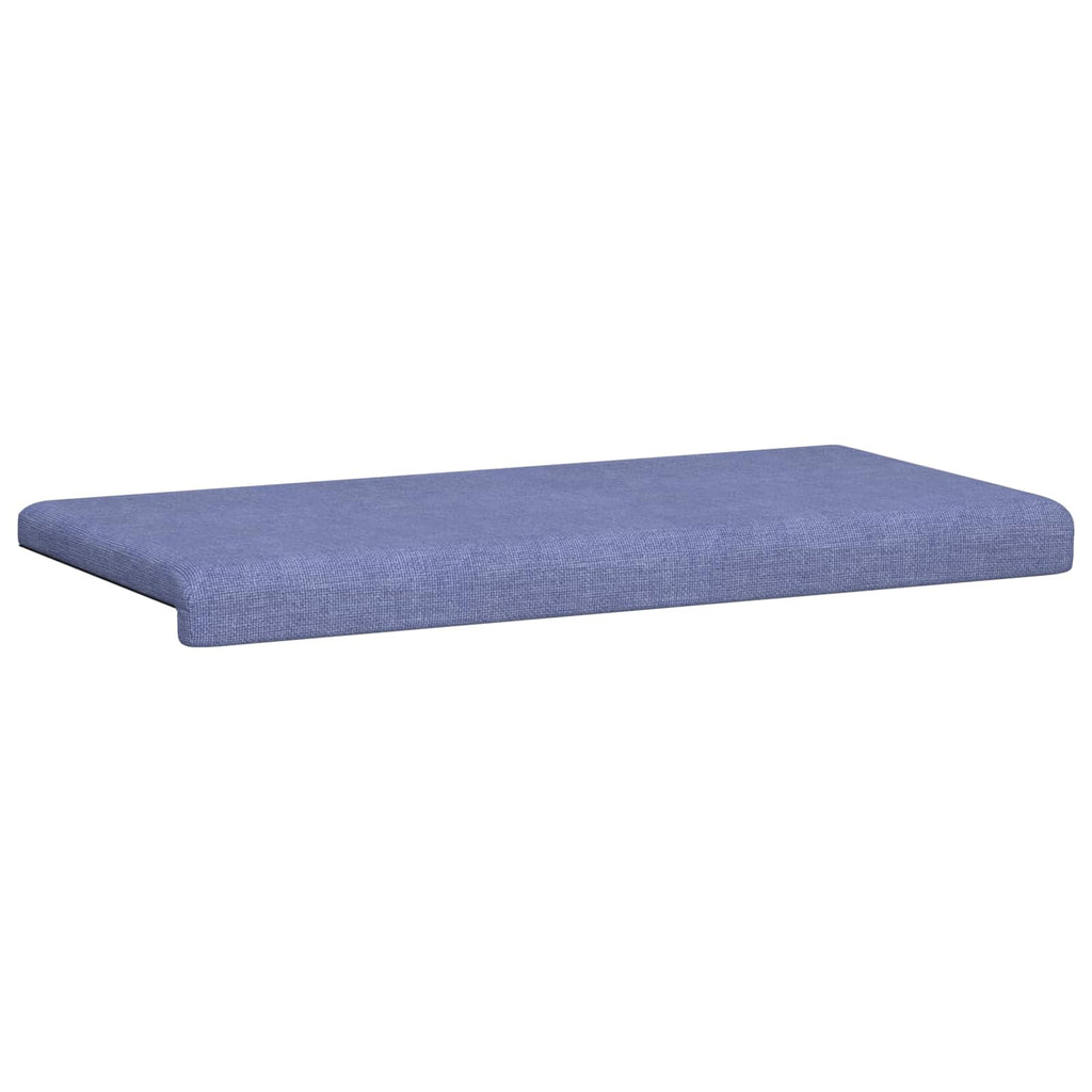 vidaXL Poduszka na ławkę tkanina Niebieski dżins Głębokość 35 cm