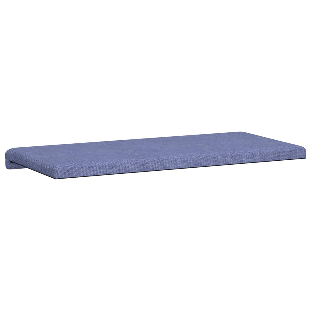 vidaXL Poduszka na ławkę tkanina Niebieski dżins Głębokość 35 cm