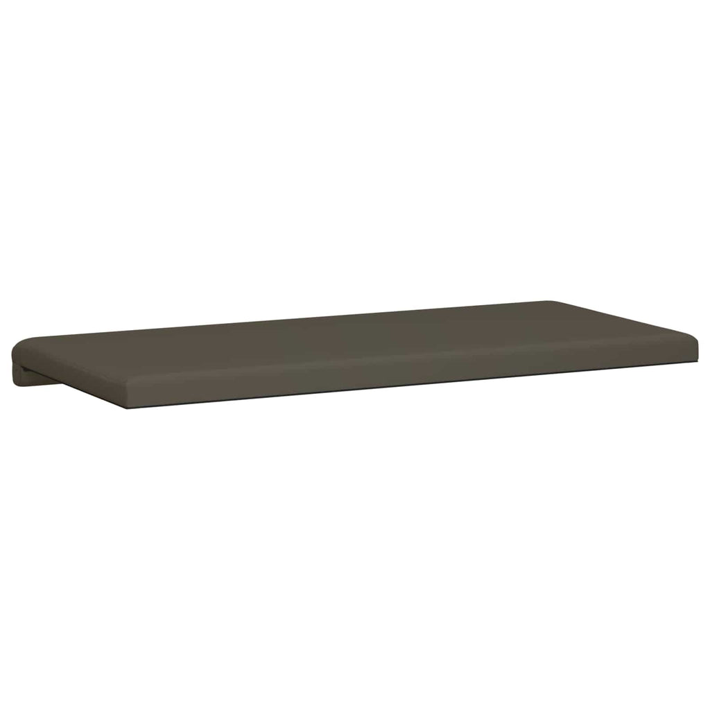 vidaXL Poduszka na ławkę Ekoskóra Szary Głębokość 35 cm