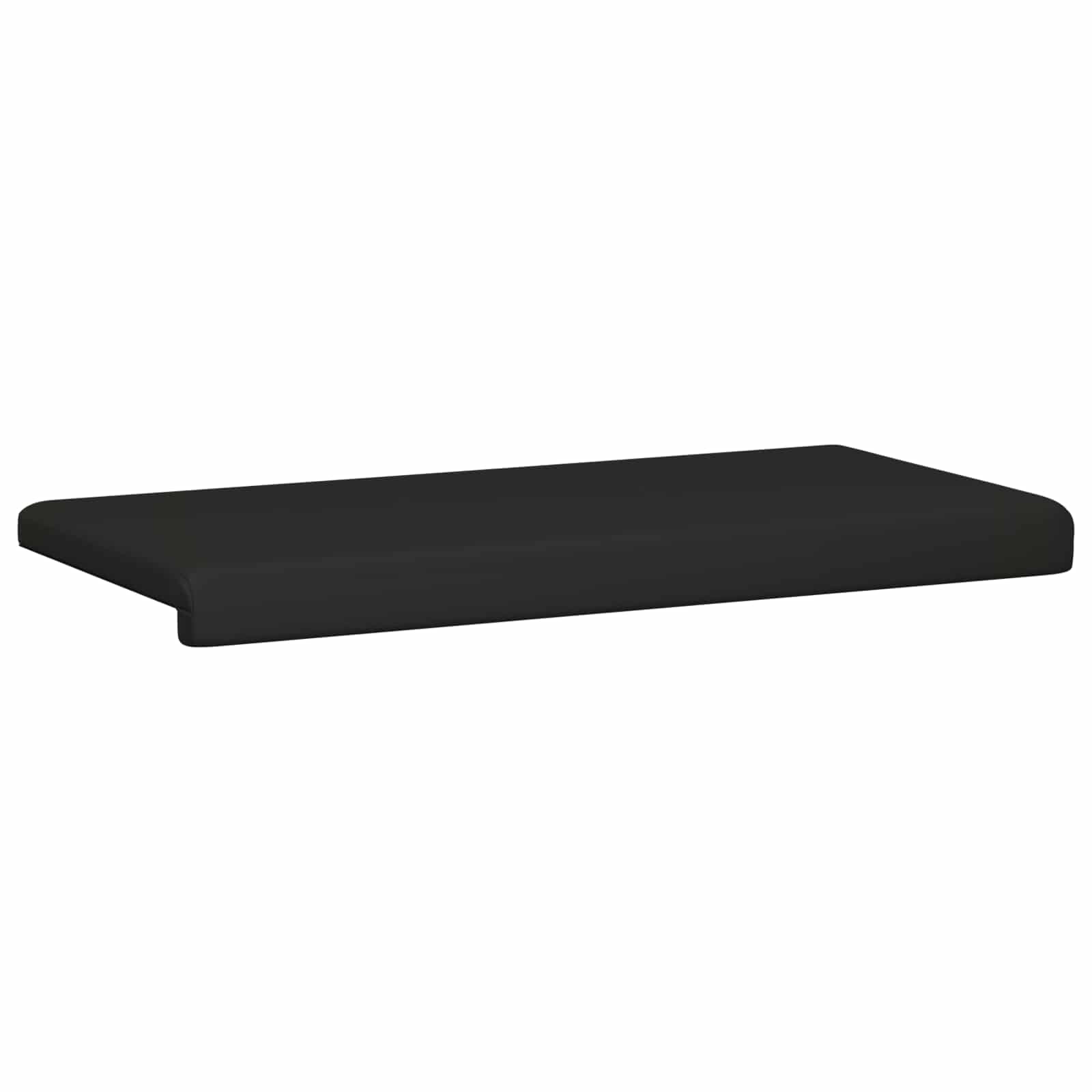 vidaXL Poduszka na ławkę Ekoskóra Czarny Głębokość 35 cm