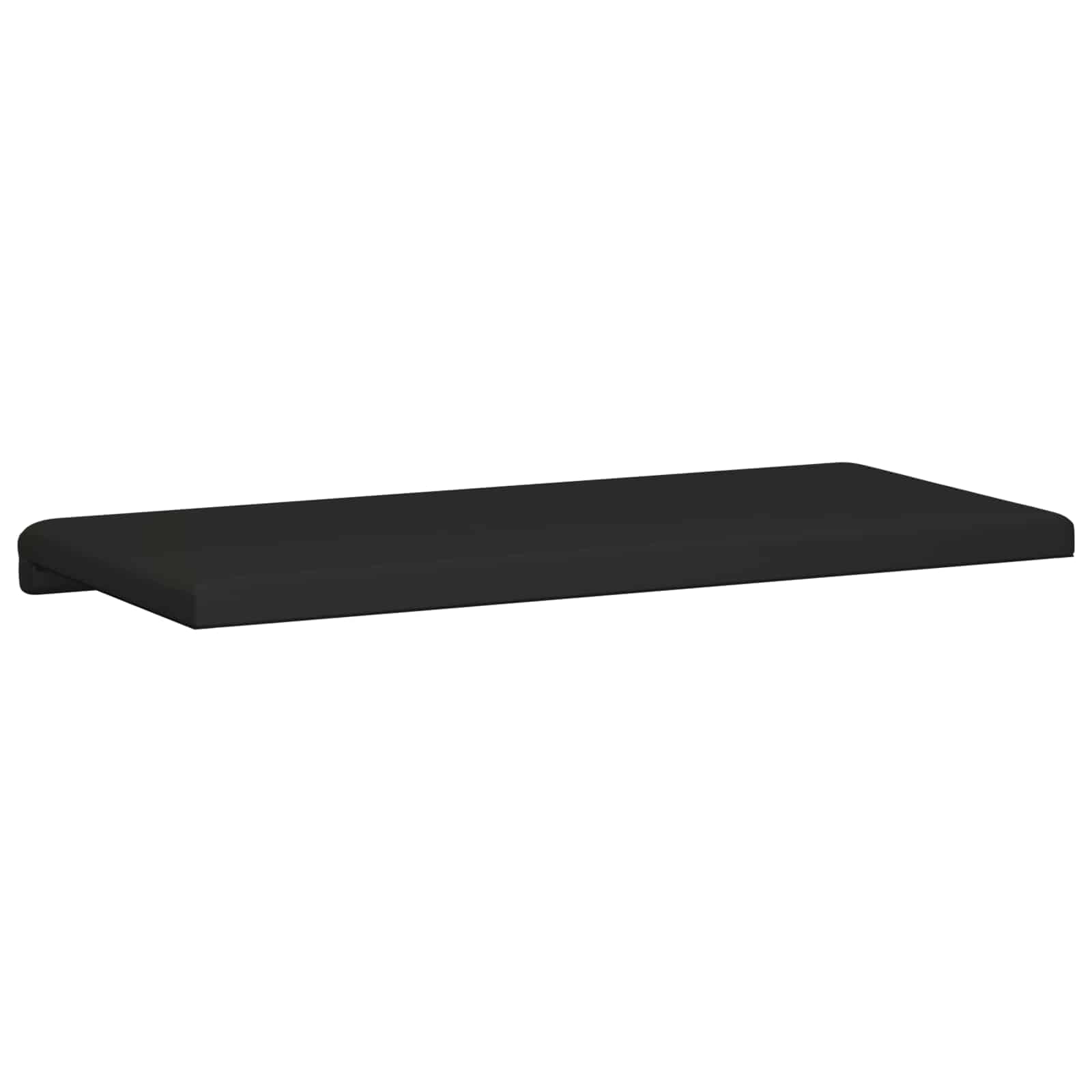 vidaXL Poduszka na ławkę Ekoskóra Czarny Głębokość 35 cm