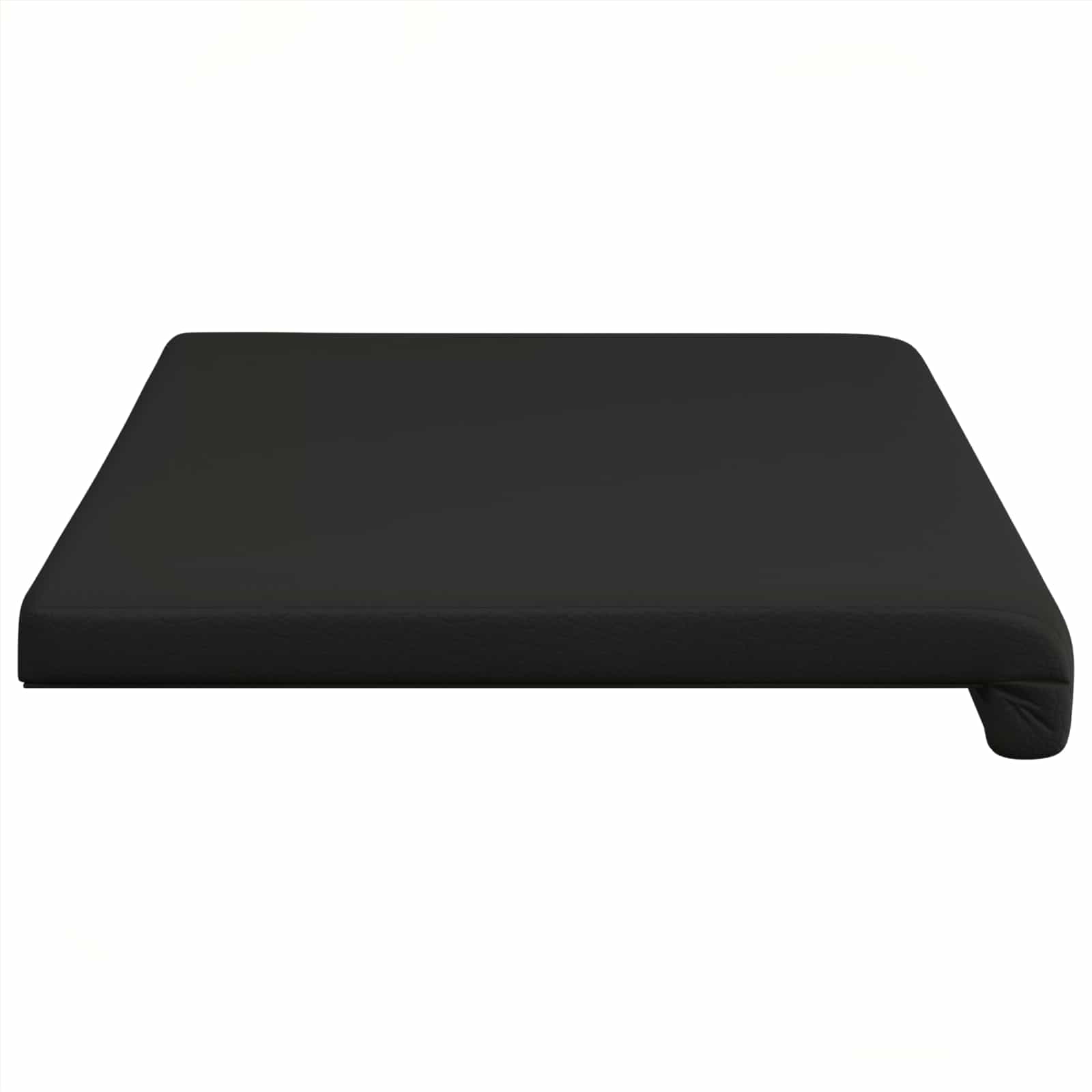 vidaXL Poduszka na ławkę Ekoskóra Czarny Głębokość 35 cm