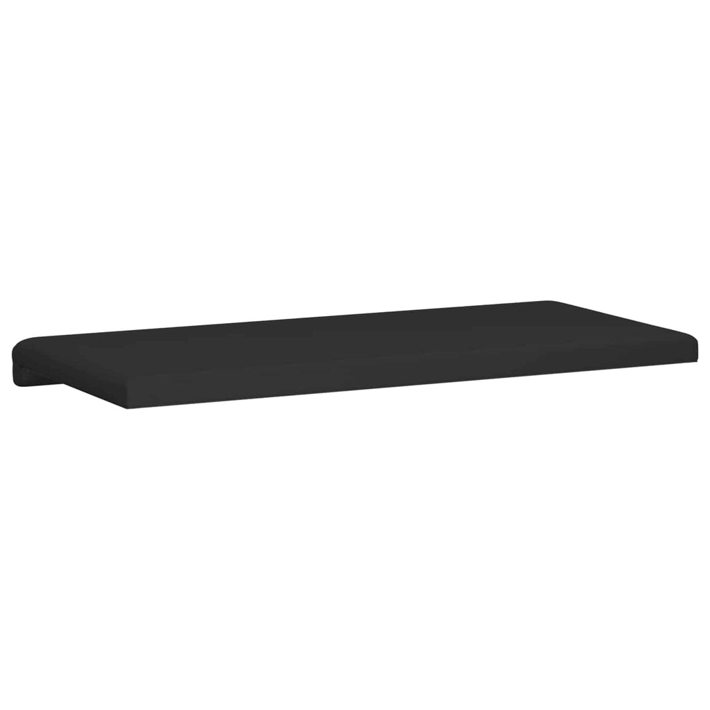 vidaXL Poduszka na ławkę Ekoskóra Czarny Głębokość 35 cm