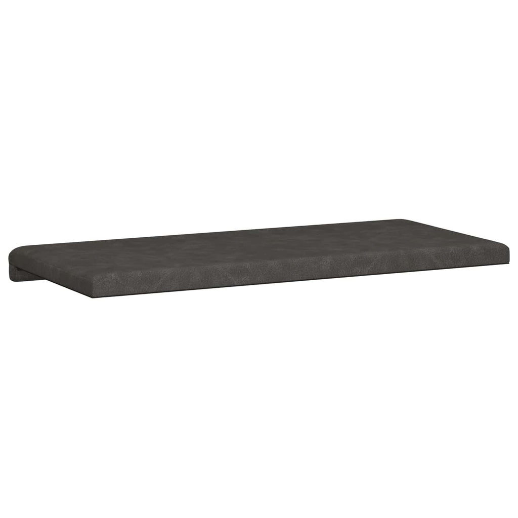 vidaXL Poduszka na ławkę Ekoskóra Czarny Głębokość 35 cm