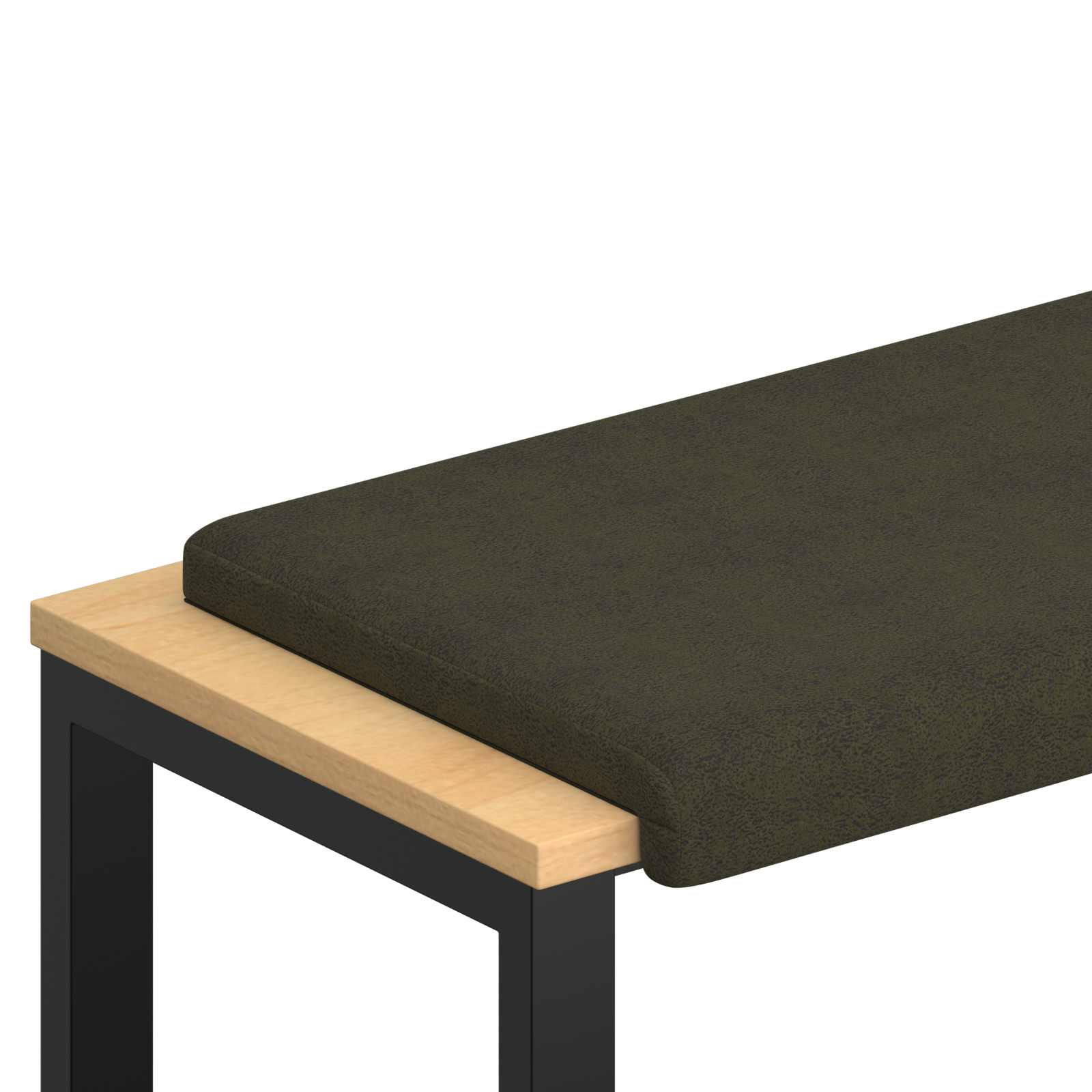vidaXL Poduszka na ławkę Materiał zamszowy syntetyczny Głębokość 35 cm