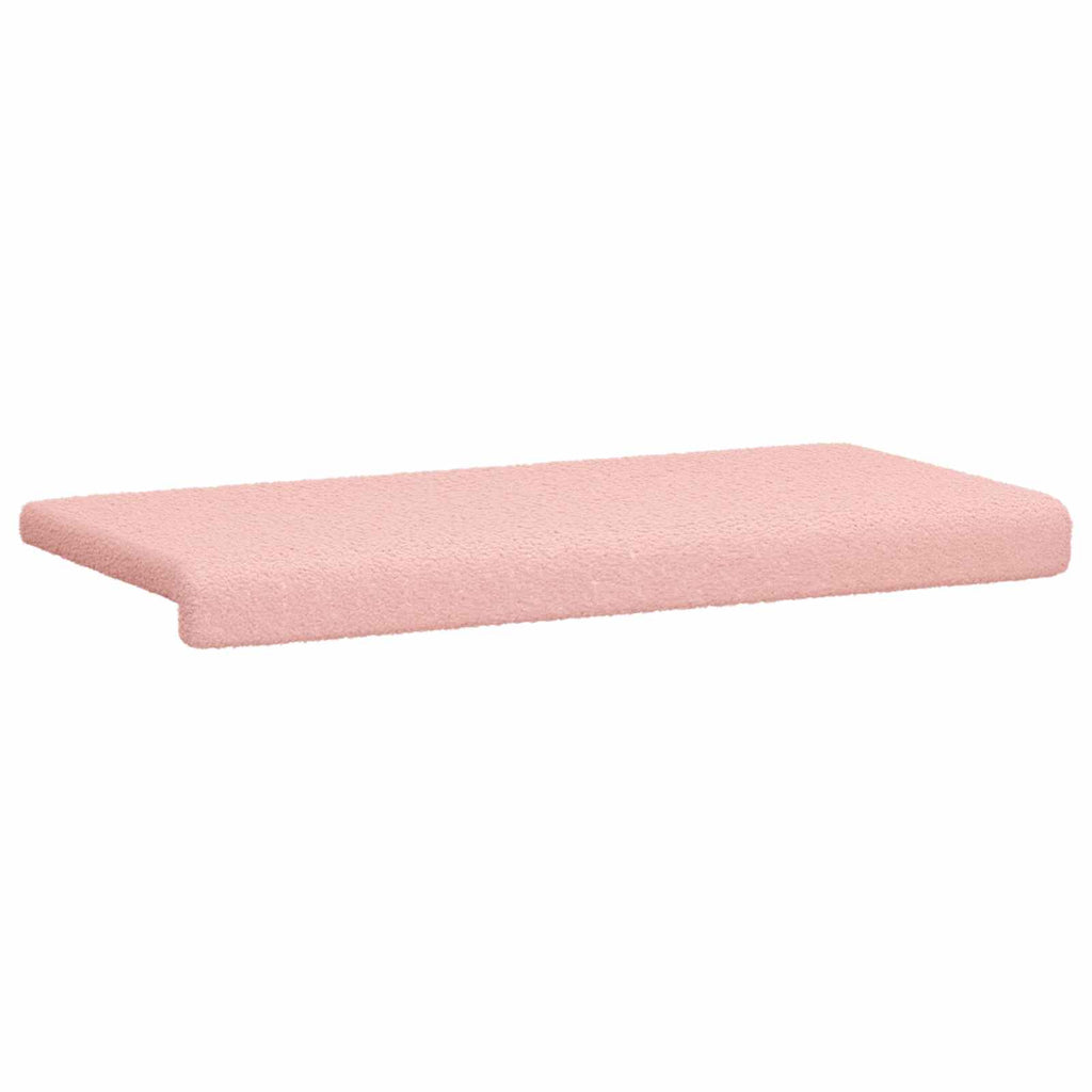 vidaXL Poduszka na ławkę Tkanina sherpa różowy Głębokość 35 cm