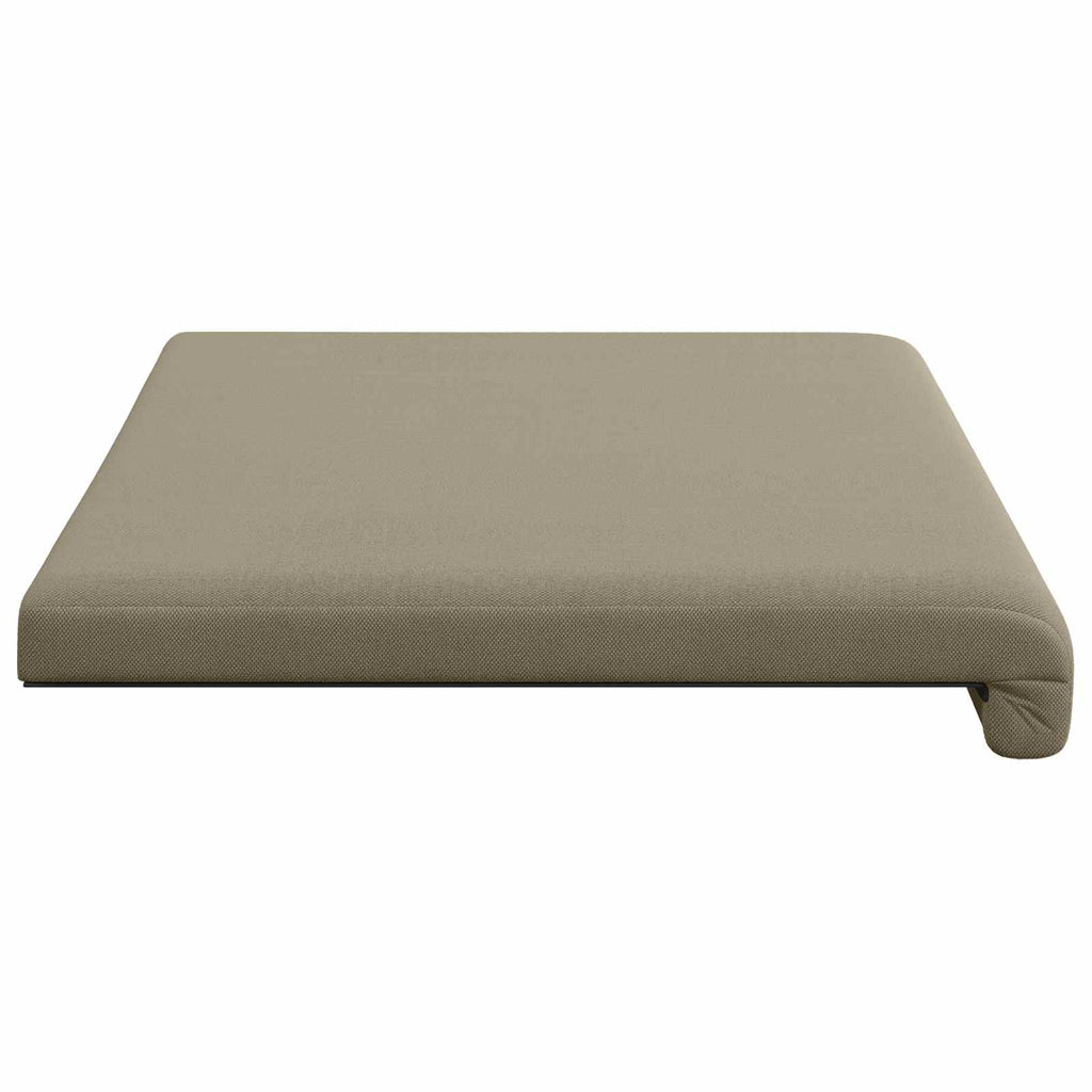 vidaXL Poduszka na ławkę Teksturowany Welur Khaki Głębokość 35 cm