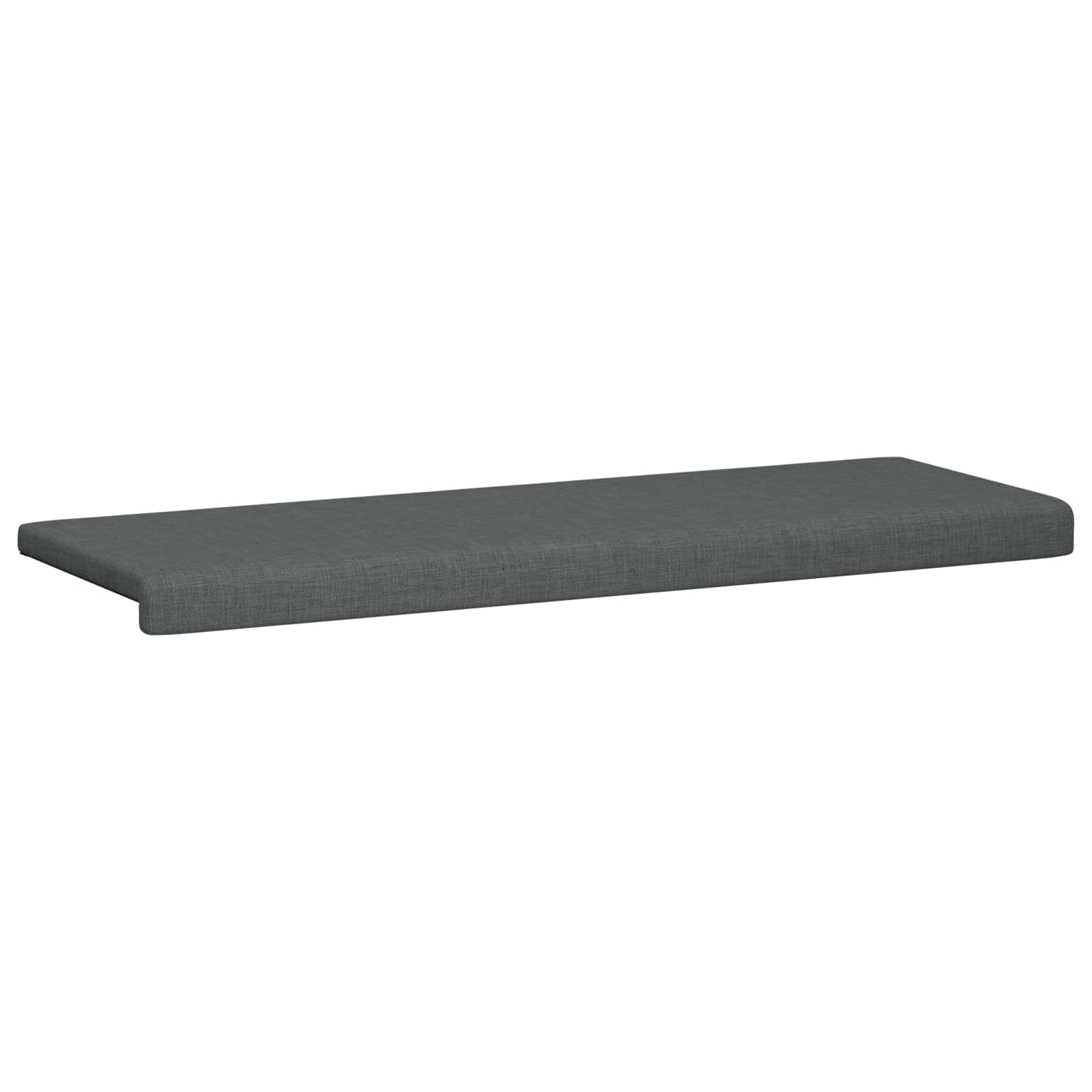 vidaXL Poduszka na ławkę tkanina ciemnoszary Głębokość 35 cm