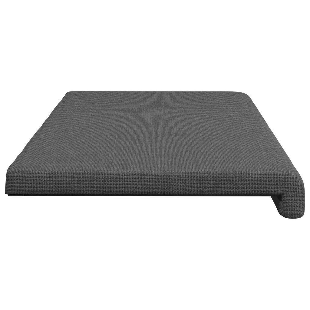 vidaXL Poduszka na ławkę tkanina ciemnoszary Głębokość 35 cm