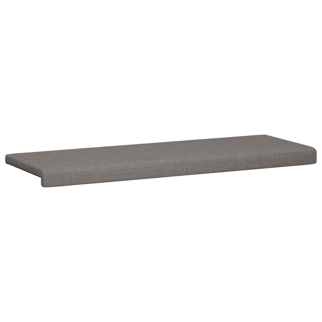 vidaXL Poduszka na ławkę tkanina Ciemnoszary Głębokość 35 cm