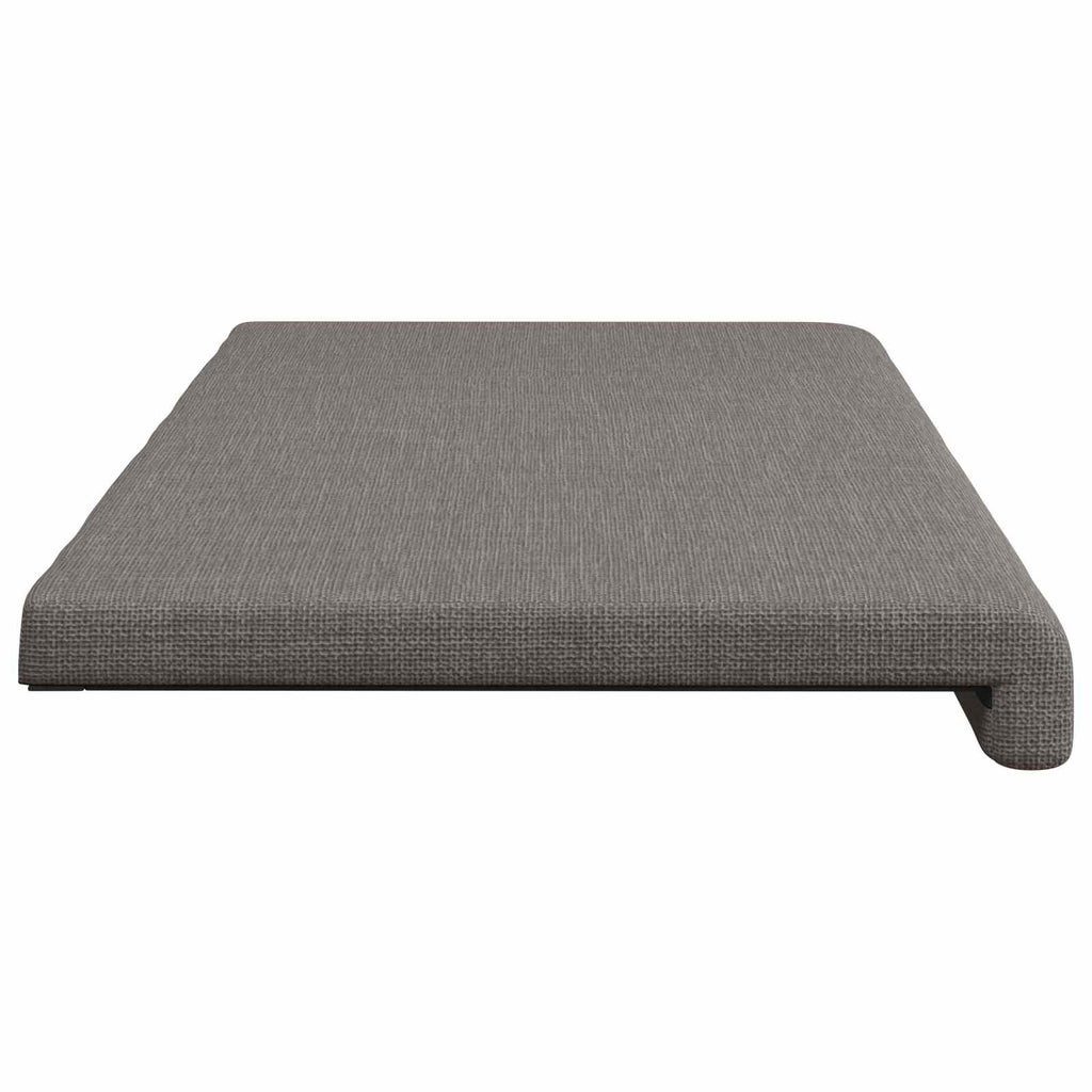 vidaXL Poduszka na ławkę tkanina Ciemnoszary Głębokość 35 cm