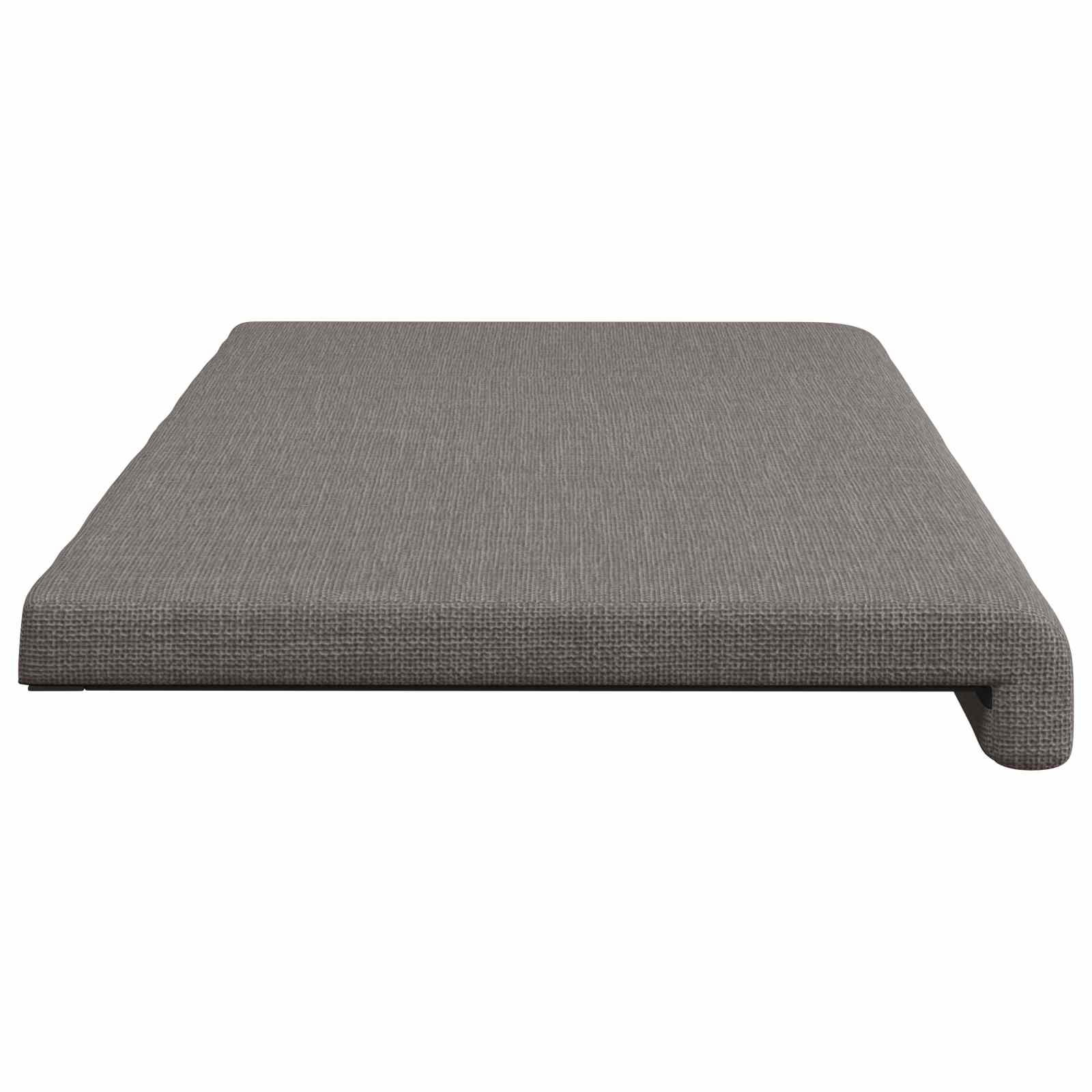 vidaXL Poduszka na ławkę tkanina Ciemnoszary Głębokość 35 cm