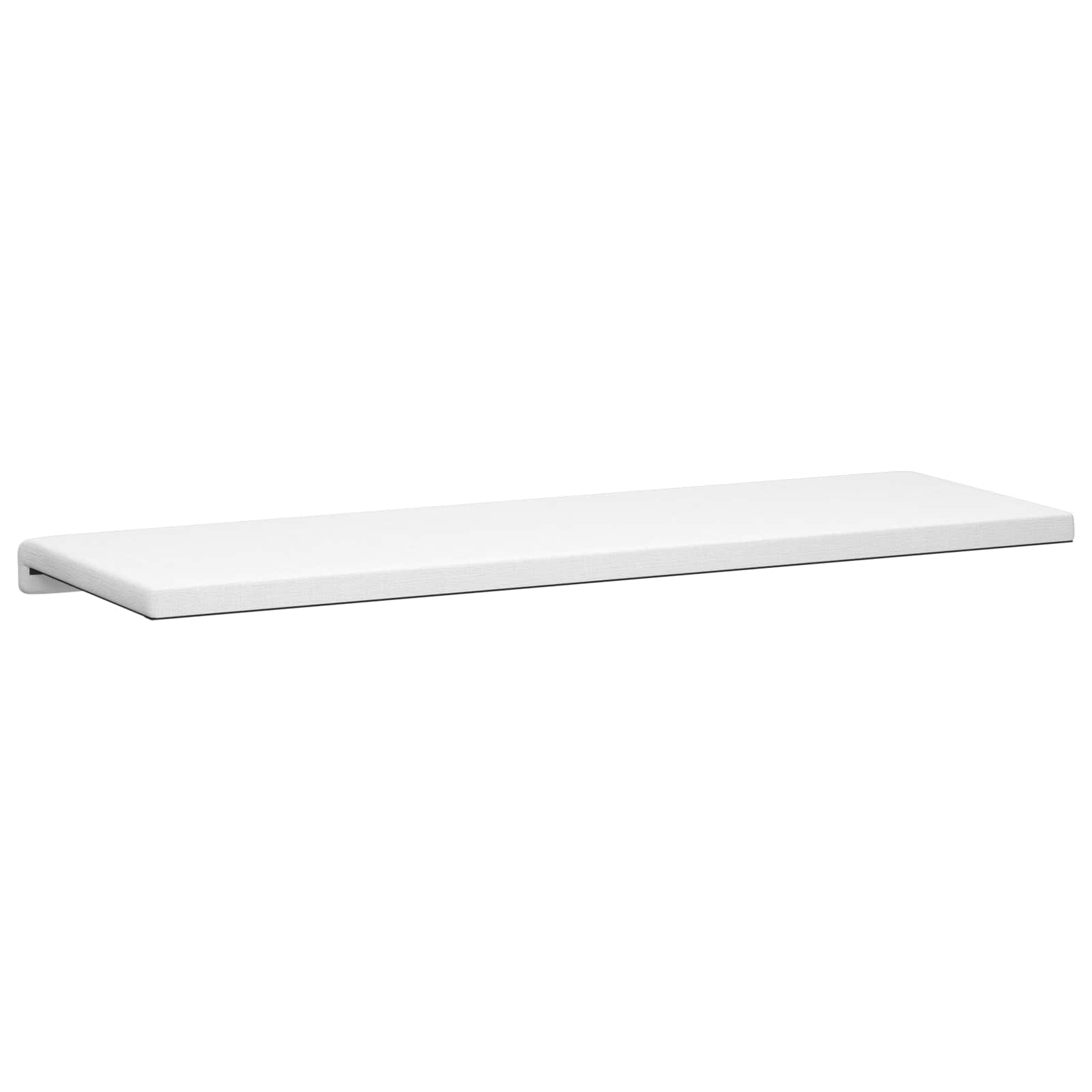 vidaXL Poduszka na ławkę tkanina Biały Głębokość 35 cm