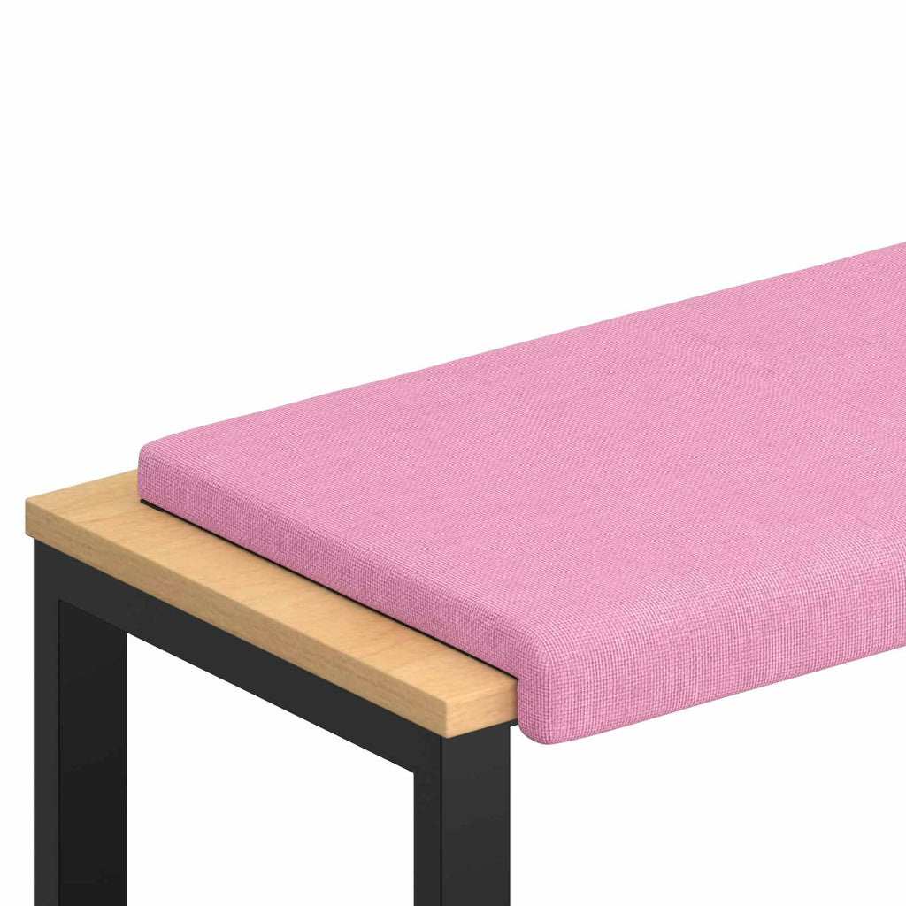 vidaXL Poduszka na ławkę tkanina różowy Głębokość 35 cm