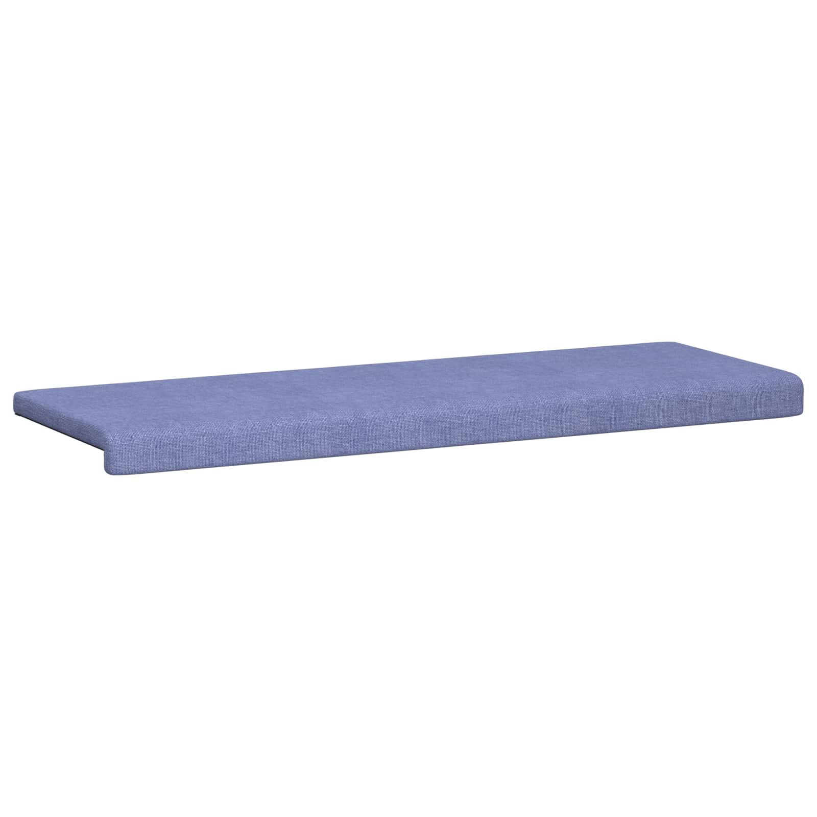 vidaXL Poduszka na ławkę tkanina Niebieski dżins Głębokość 35 cm