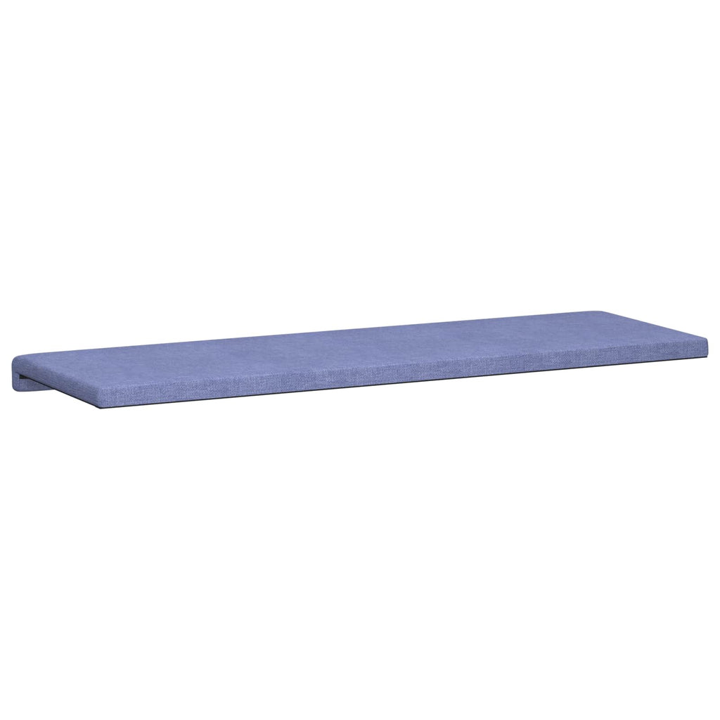 vidaXL Poduszka na ławkę tkanina Niebieski dżins Głębokość 35 cm