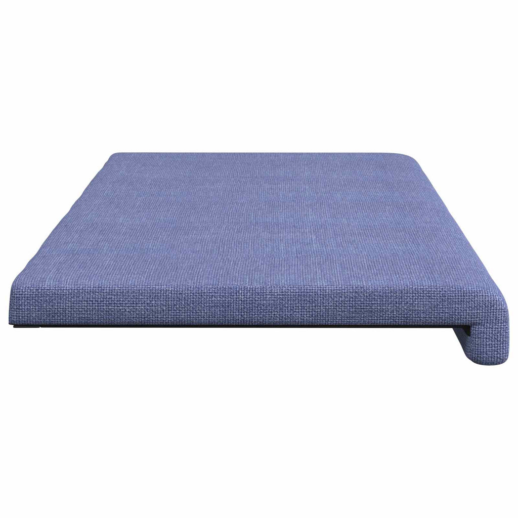 vidaXL Poduszka na ławkę tkanina Niebieski dżins Głębokość 35 cm