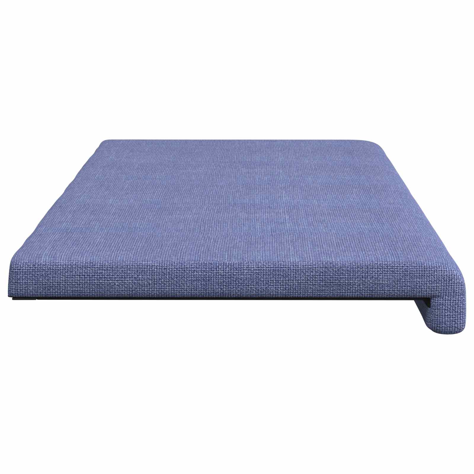 vidaXL Poduszka na ławkę tkanina Niebieski dżins Głębokość 35 cm