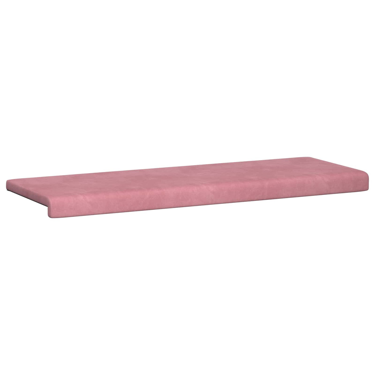 vidaXL Poduszka na ławkę Welur różowy Głębokość 35 cm