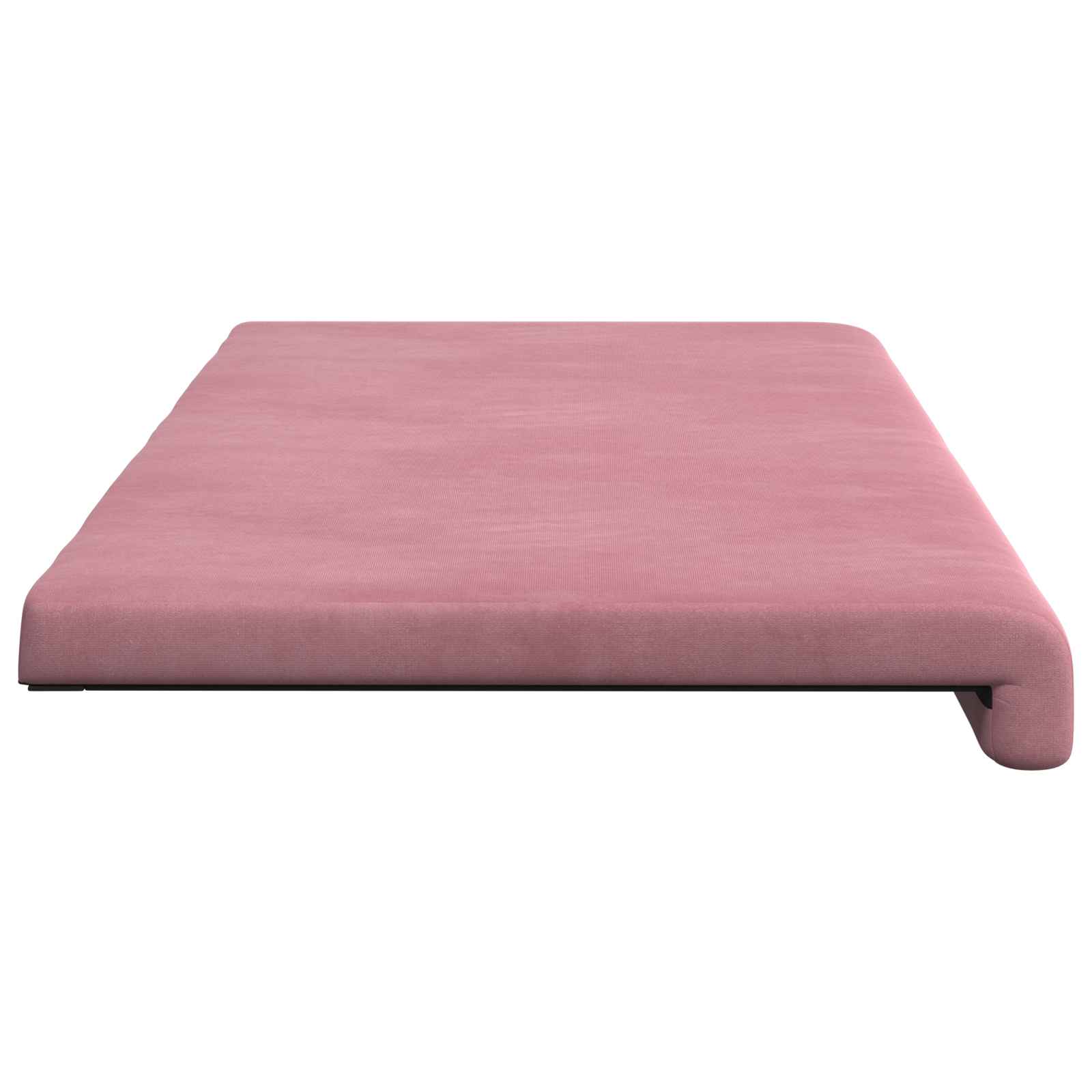vidaXL Poduszka na ławkę Welur różowy Głębokość 35 cm