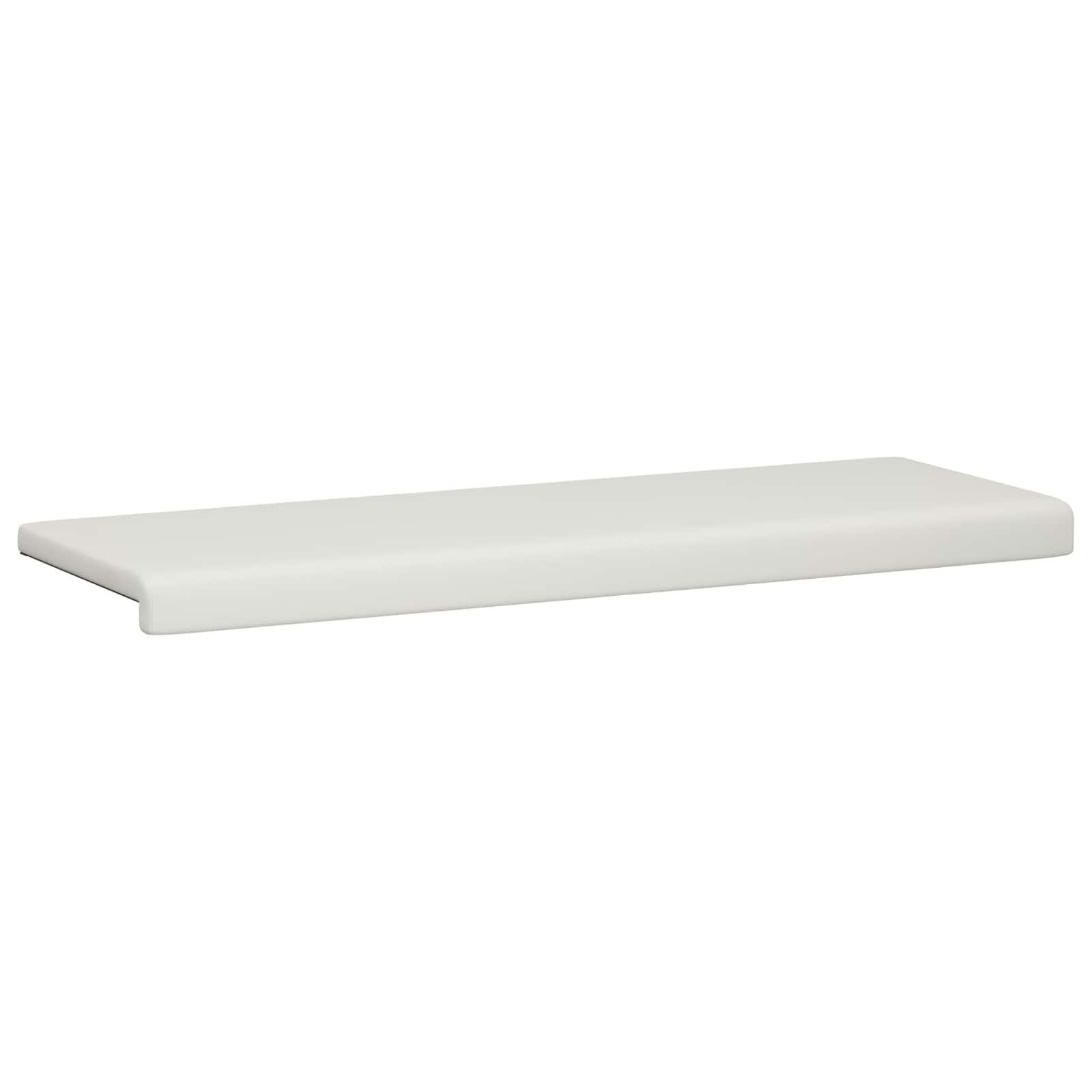 vidaXL Poduszka na ławkę Ekoskóra Biały Głębokość 35 cm
